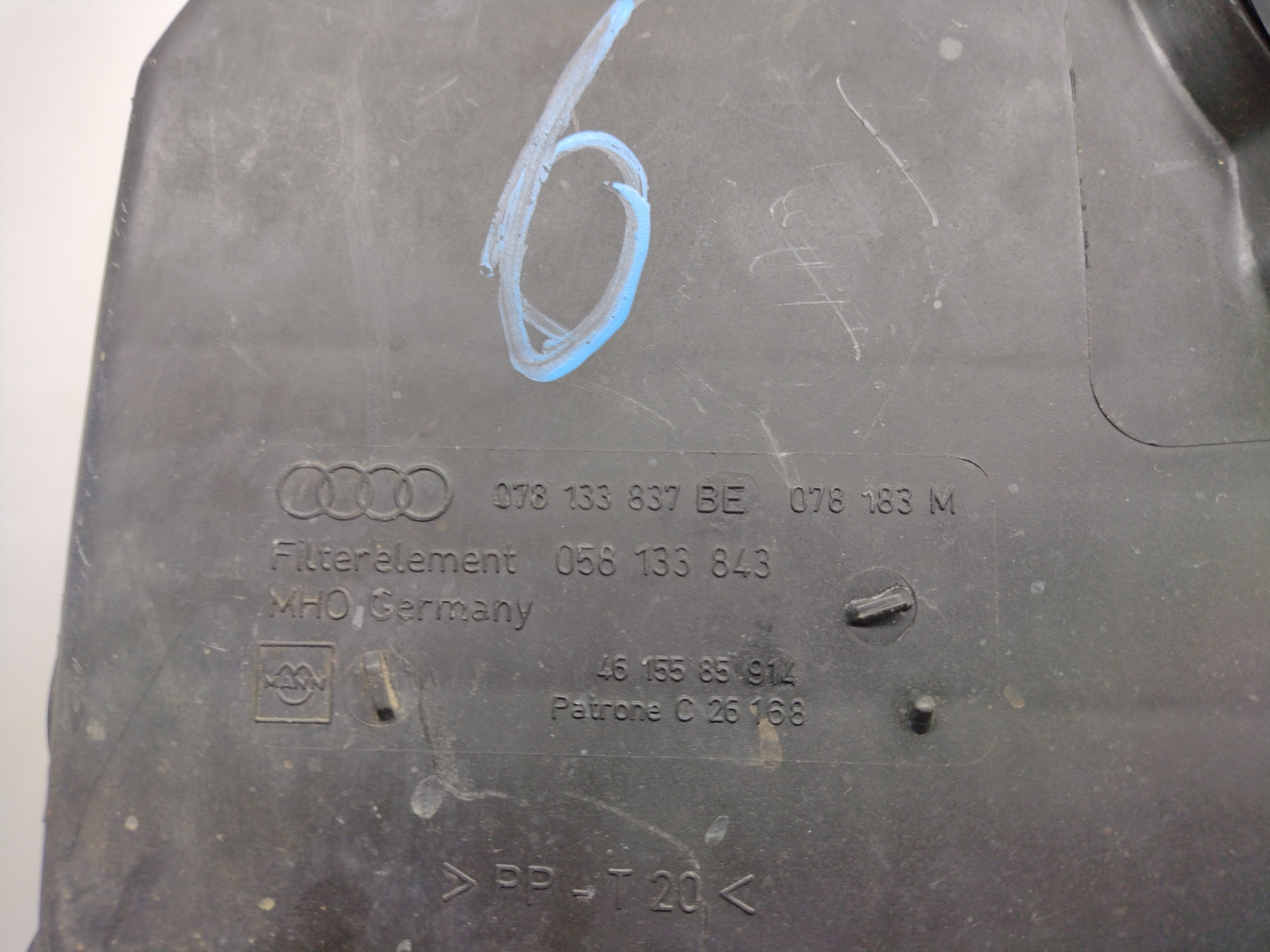 Caixa Filtro De Ar C/ Sensor Maf Volkswagen Passat V6 1999 6
