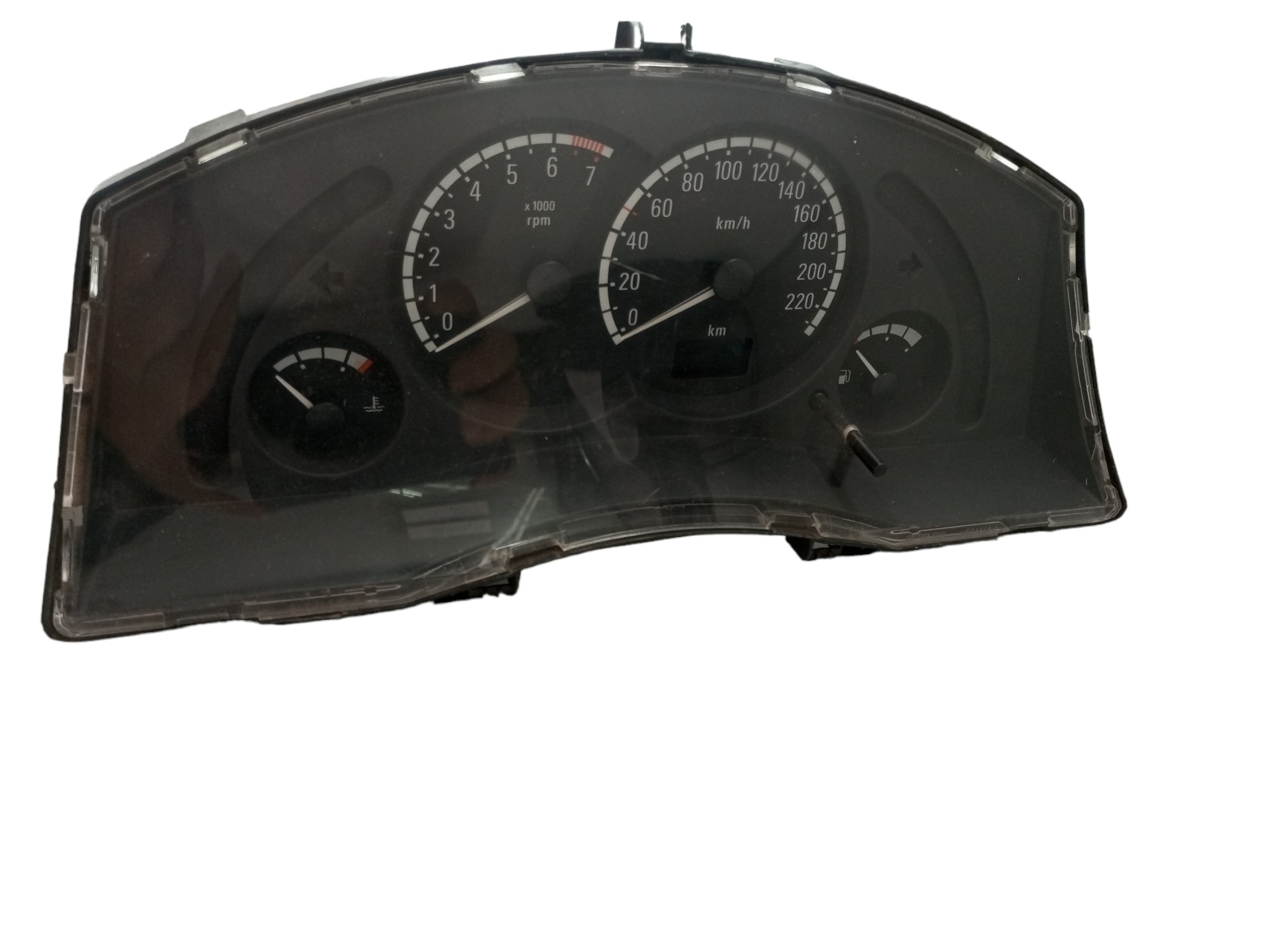 Painel Instrumento Velocimetro Meriva 2008 2009 2012 Gm  Preto 4