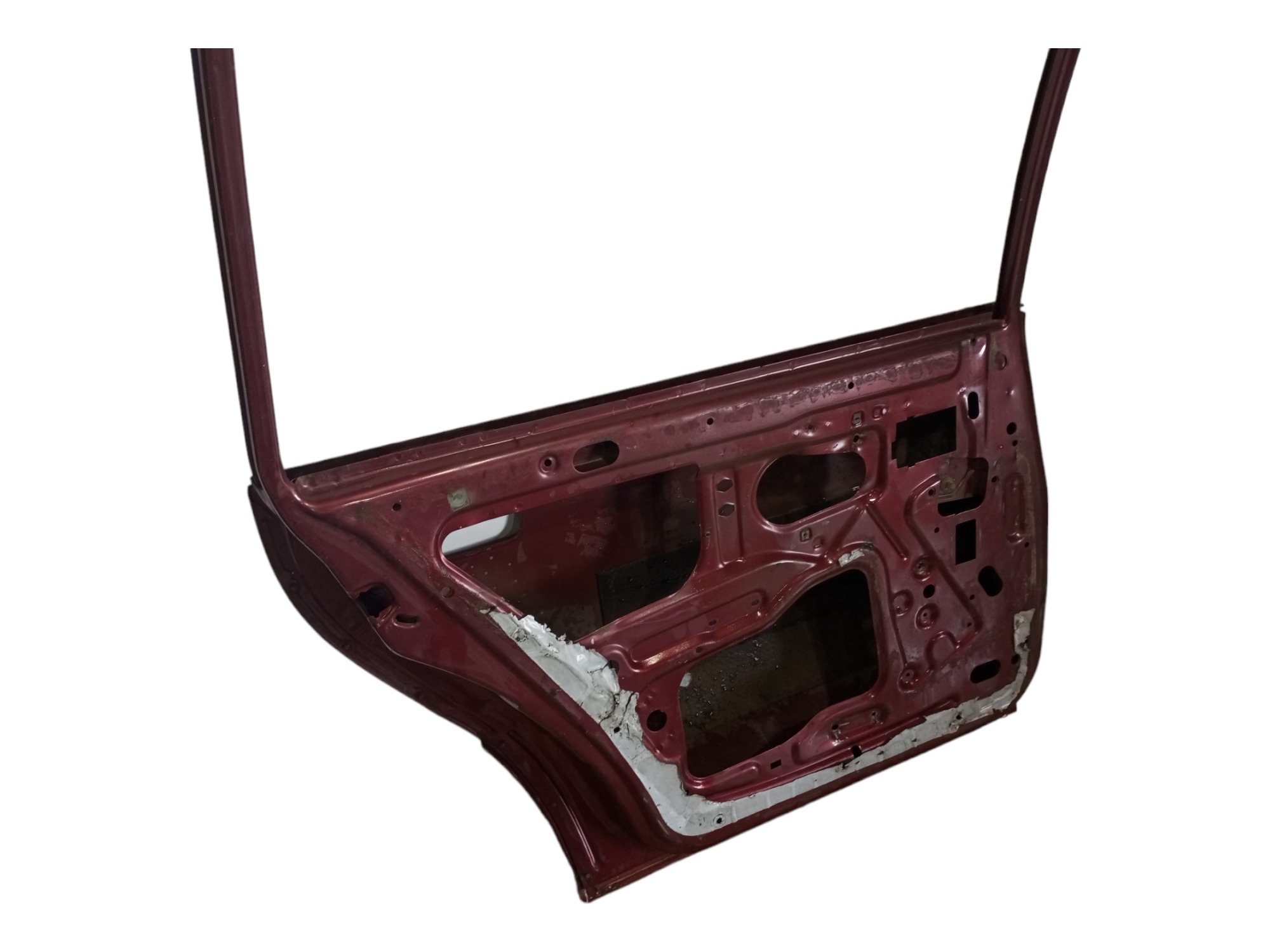 Porta Omega 93 94 95 96 97 98 Traseira Esquerda Chevrolet Traseira Esquerdo Vermelha 7