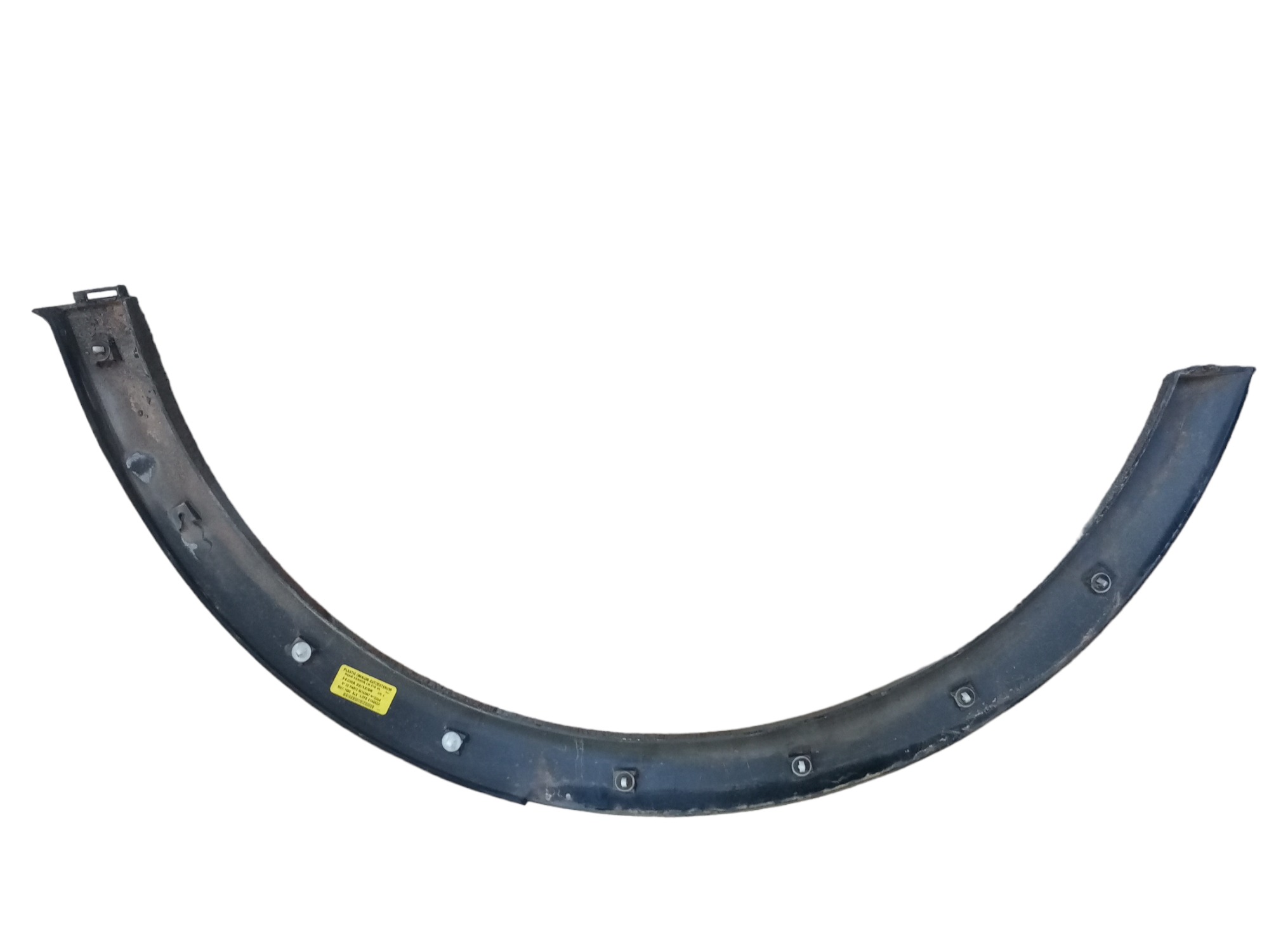 Moldura Paralama Captiva 2008 2009 Traseiro Esquerdo  Preto 7