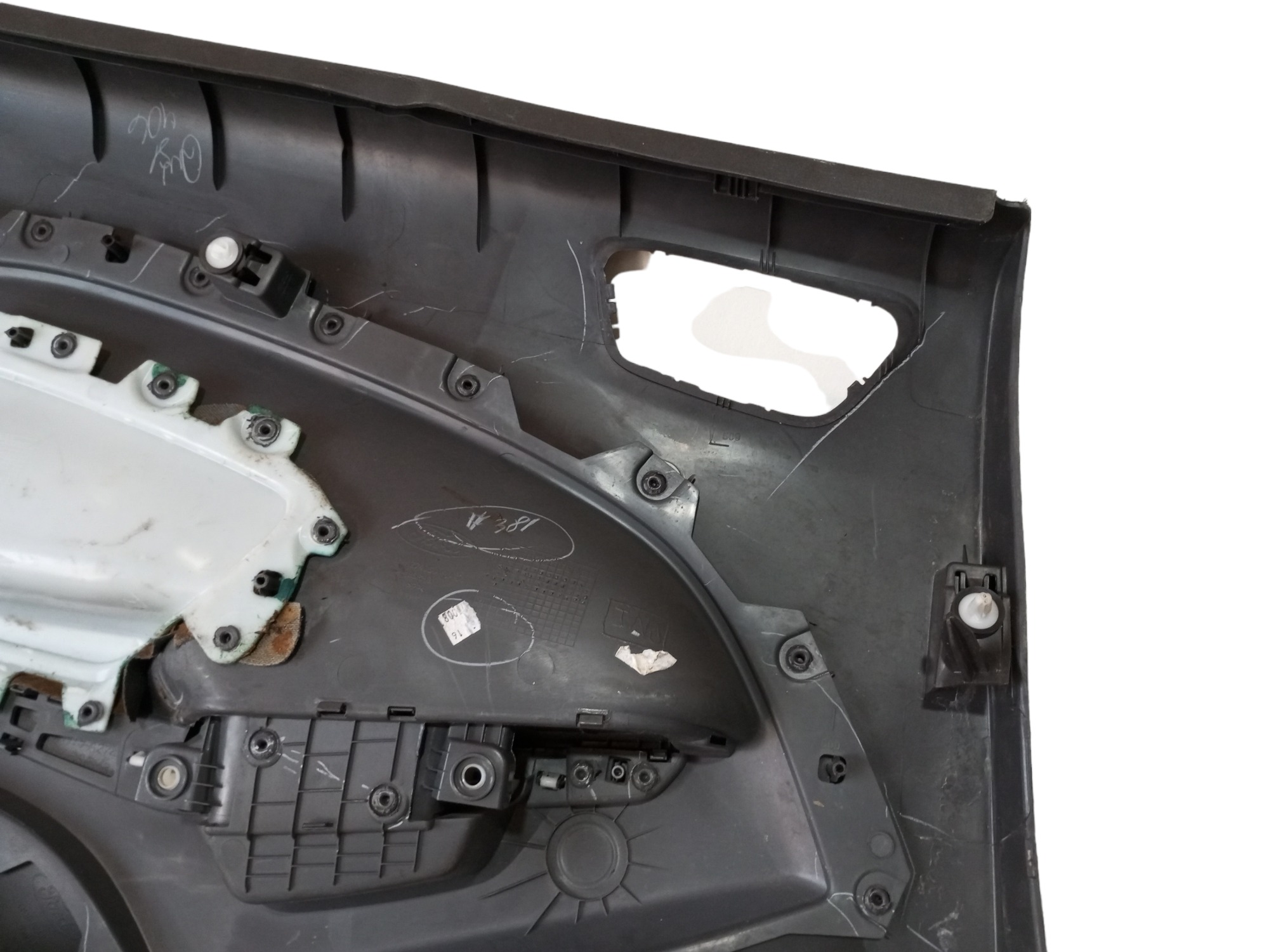 Forro Porta Ecosport 2013 2014 2015 Ford Traseira Direita  Preto 8