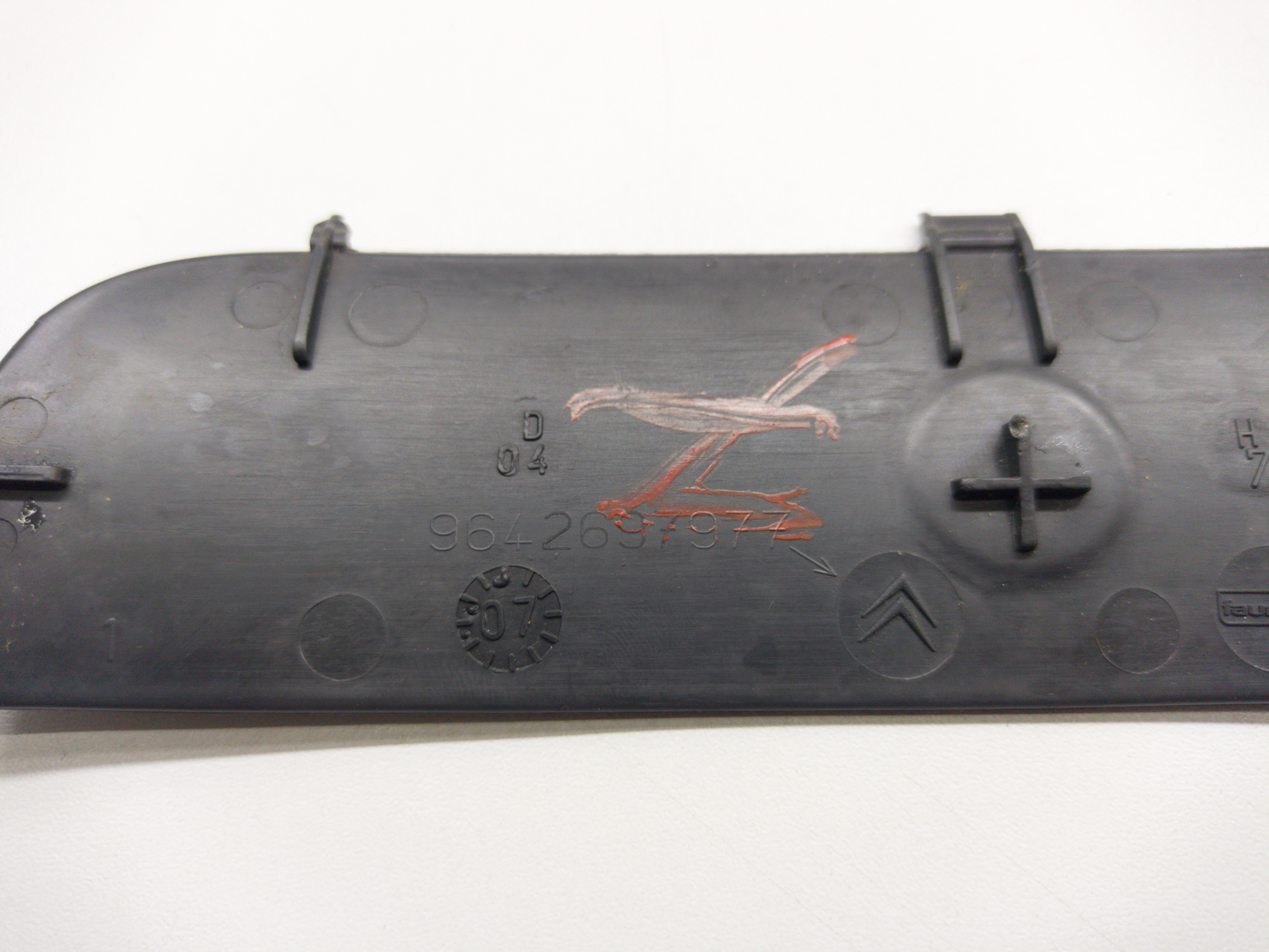 Moldura Inferior Tampa Painel Citroen C3 2004 3
