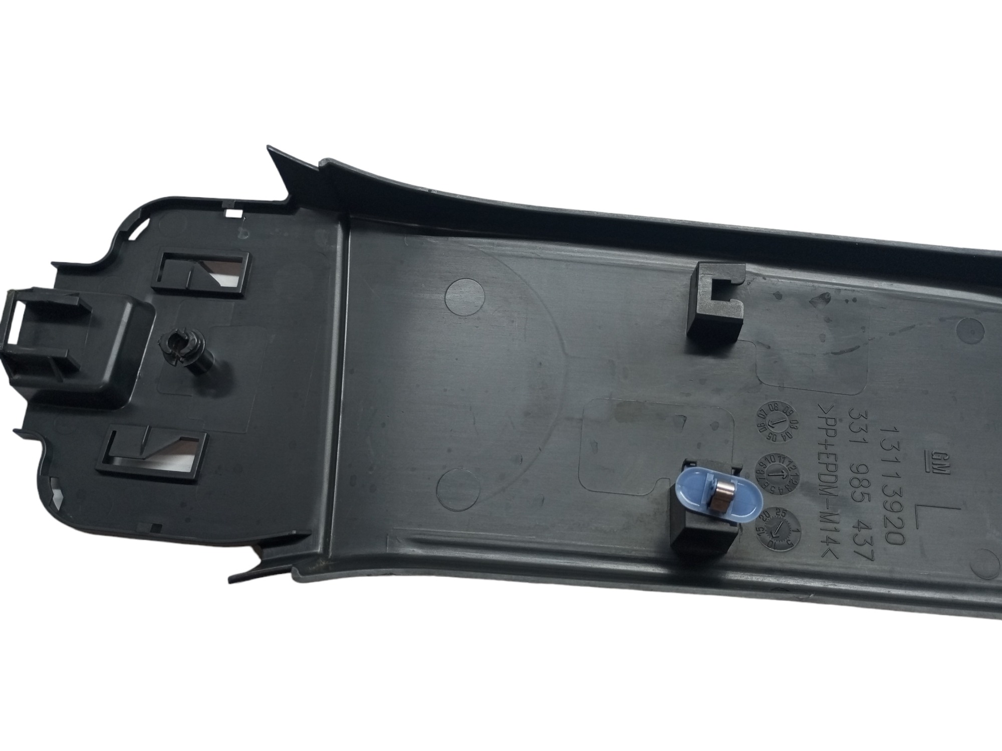 Coluna Central Inferior Esquerdo Vectra Chevrolet 2006 2008 Preto 4