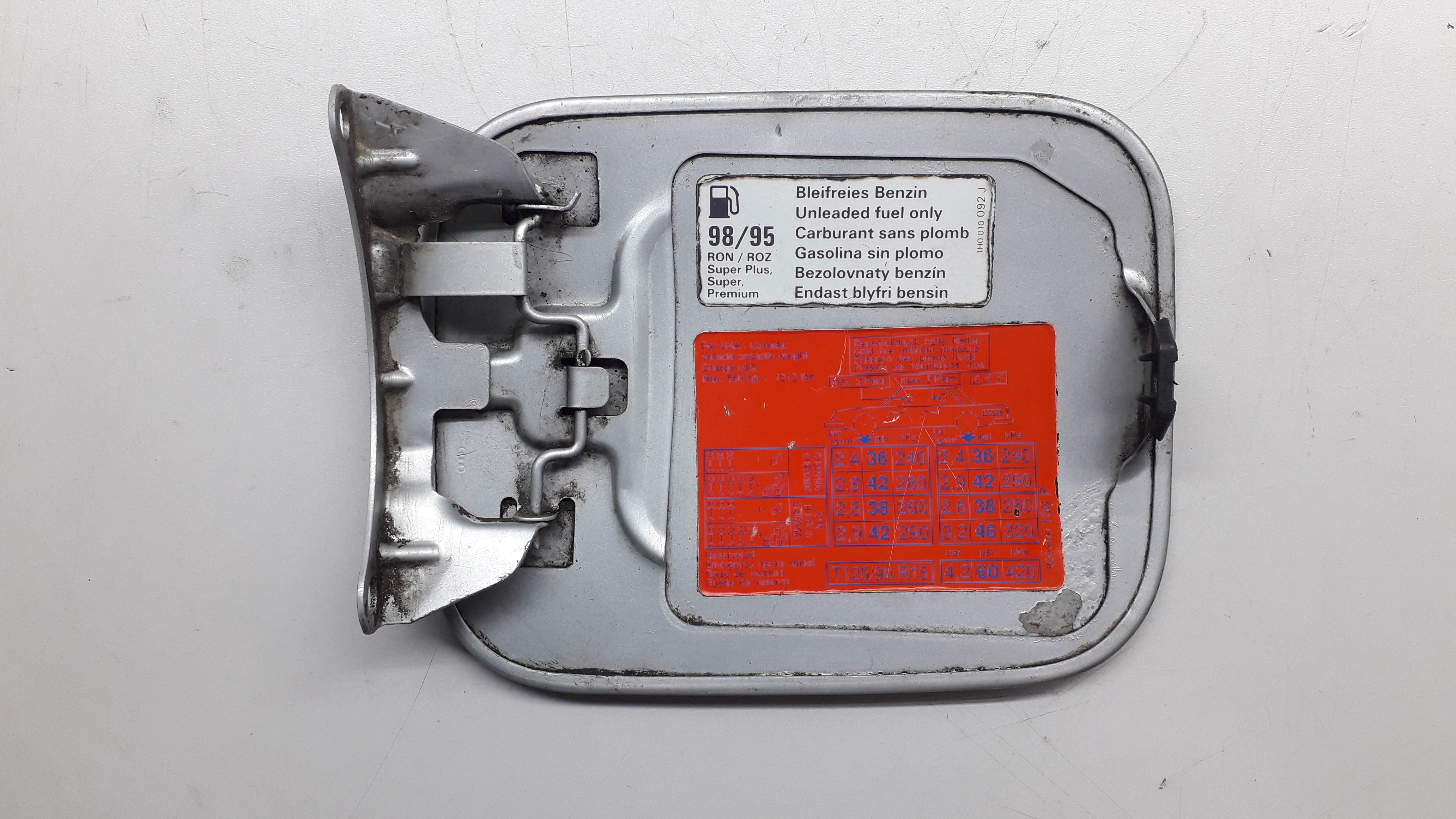 Portinhola Tanque Combustível Audi A4 1998 Prata 1998 3