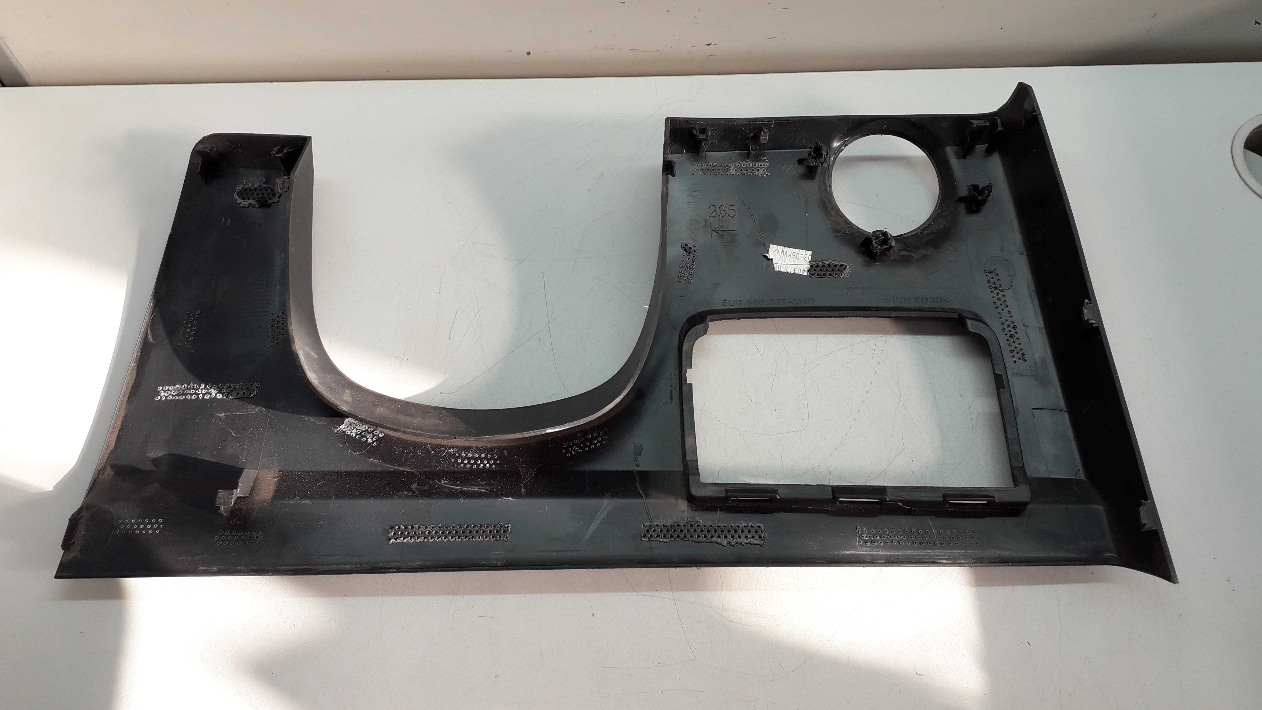 Acabamento Inferior Painel Lado Esquerdo Vw Gol Voyage G7 6