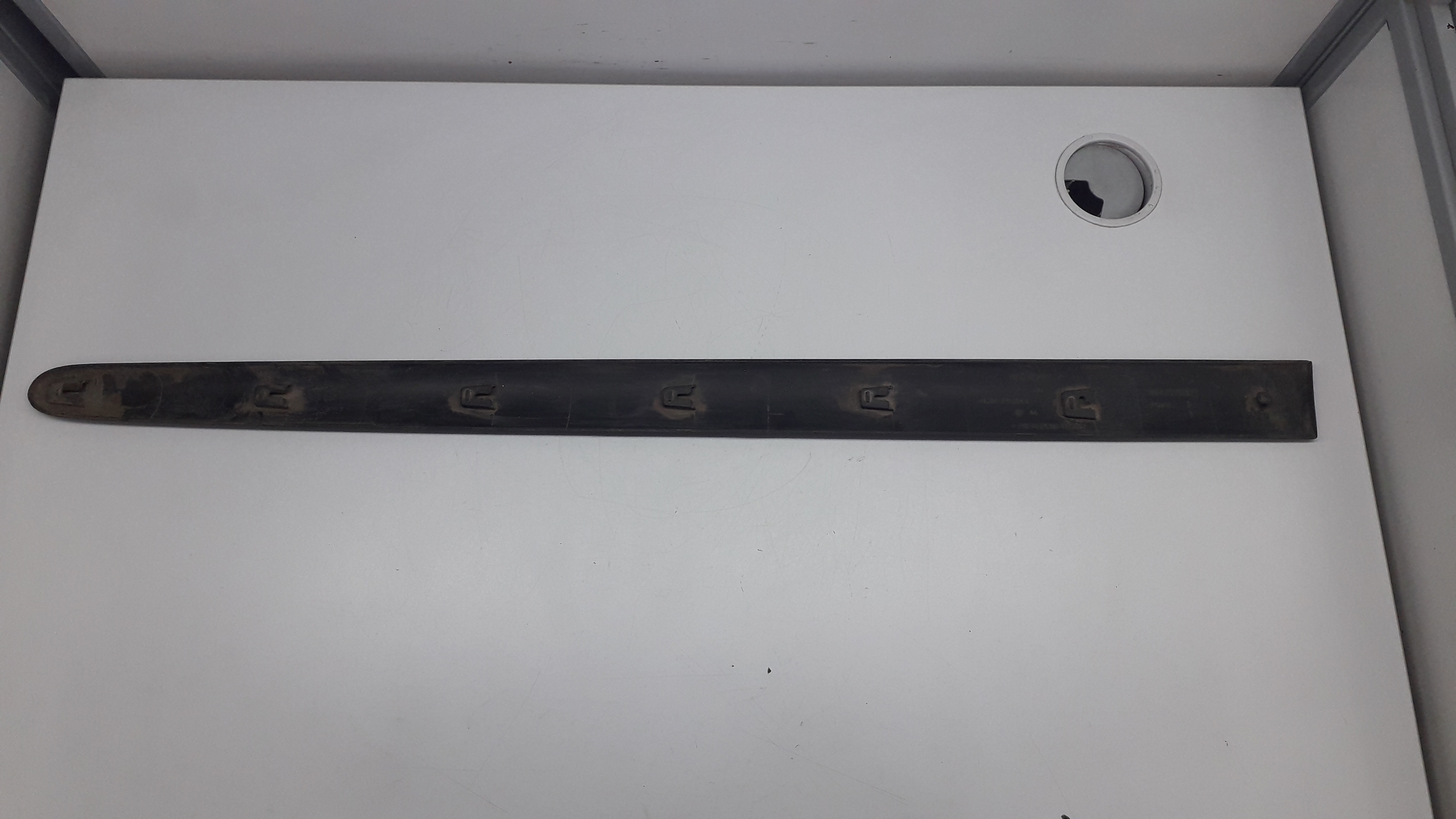 Friso Da Porta Dianteira Direita Peugeot 206 2007 Preto 2