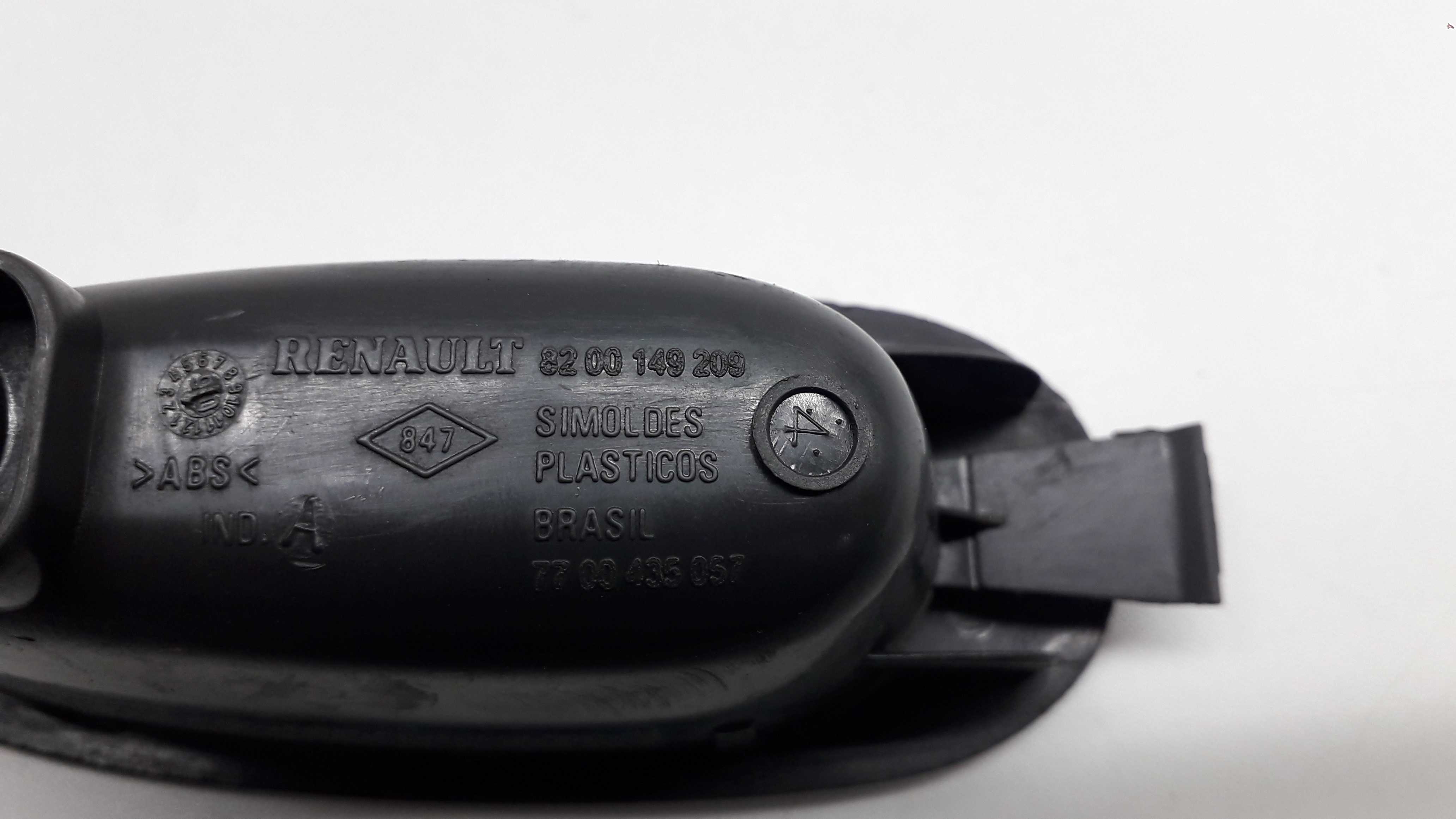 Moldura Puxador Interno Da Porta Renault Clio 2006 Preto 7