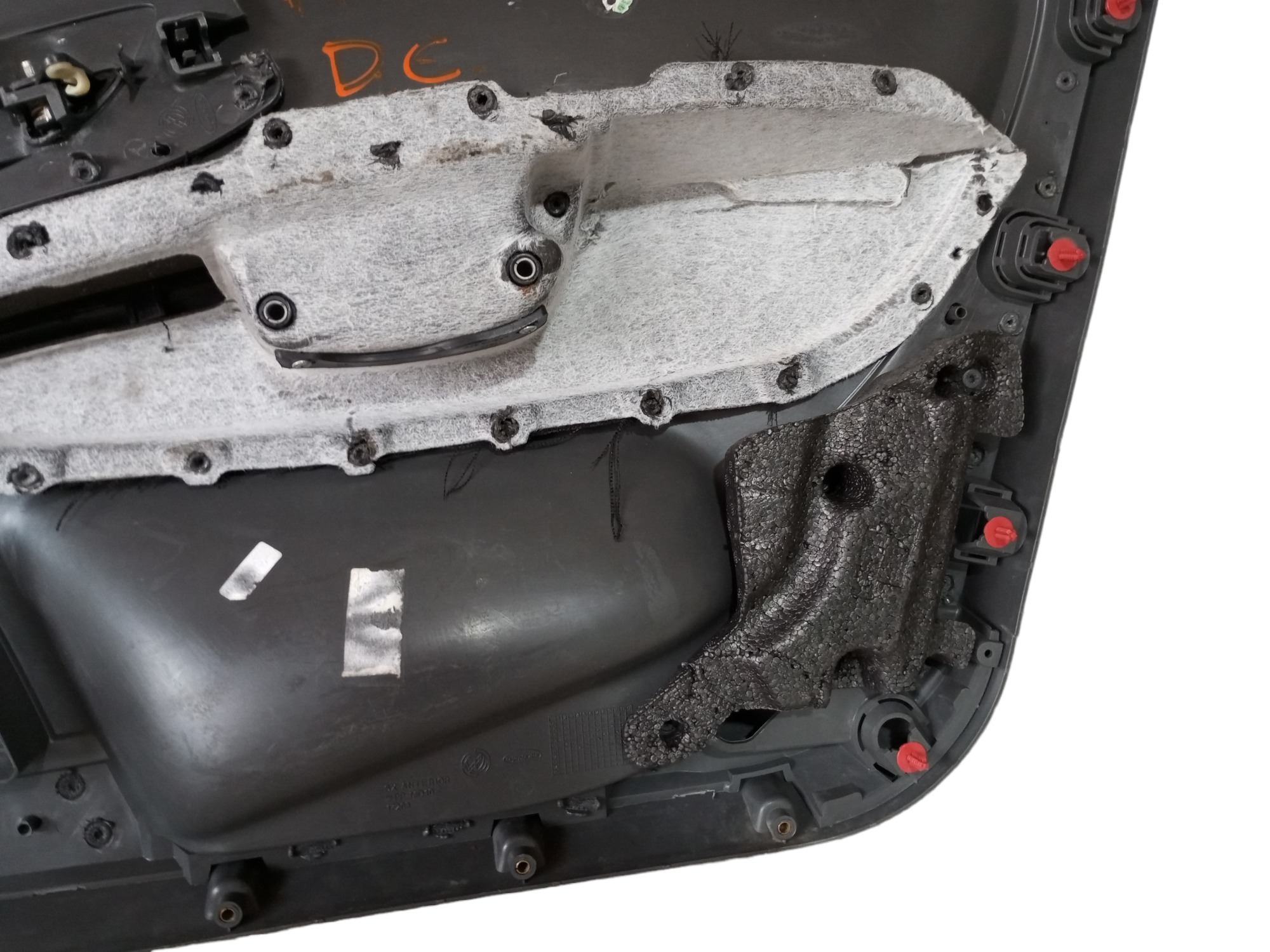Forro Porta Fiat Punto 2008 2009 2010 Dianteiro Esquerdo  Preto 6