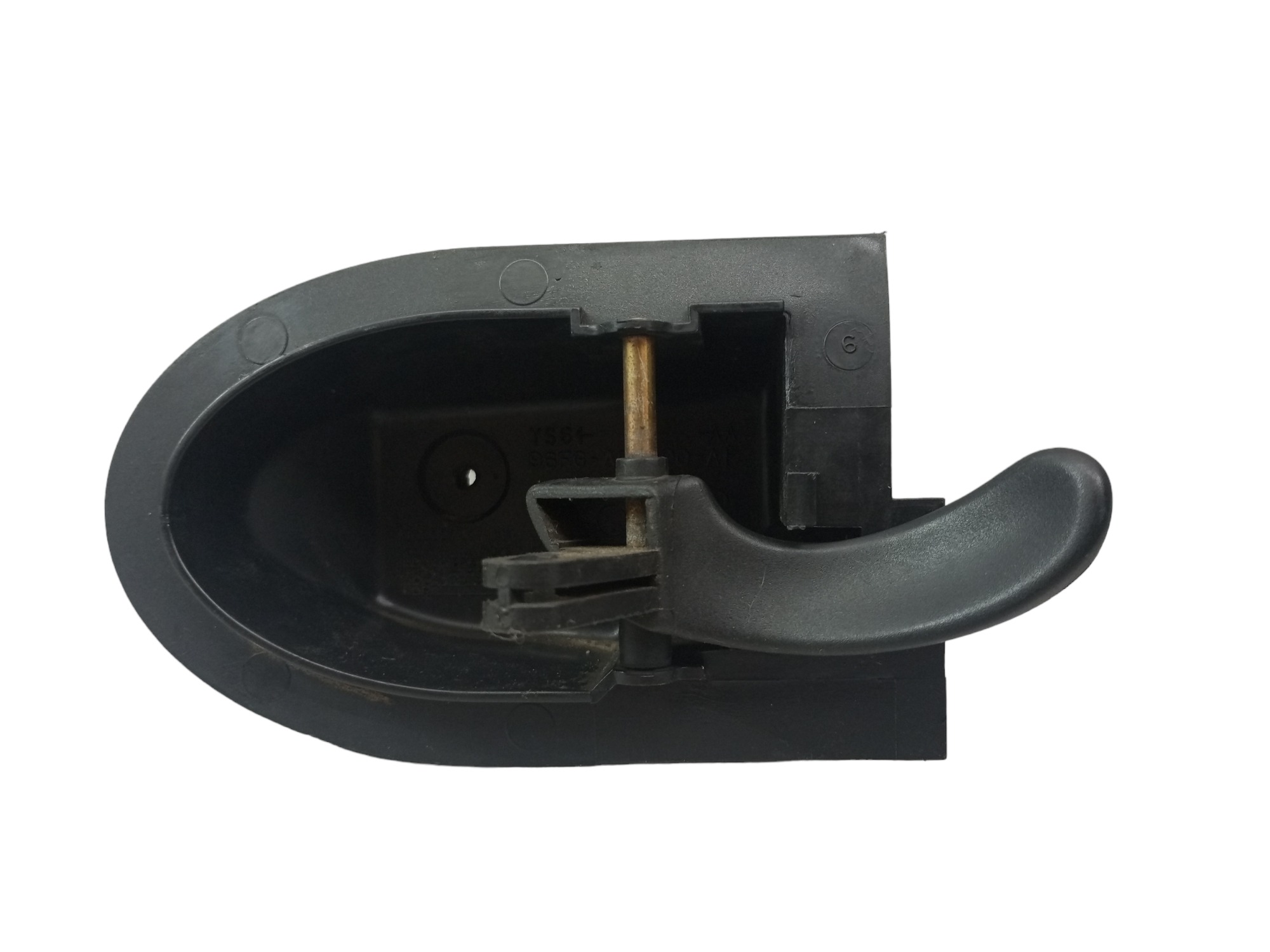 Macaneta Porta Ford Fiesta Courier 96 2002 Traseira Direita  Preto Traseira 1