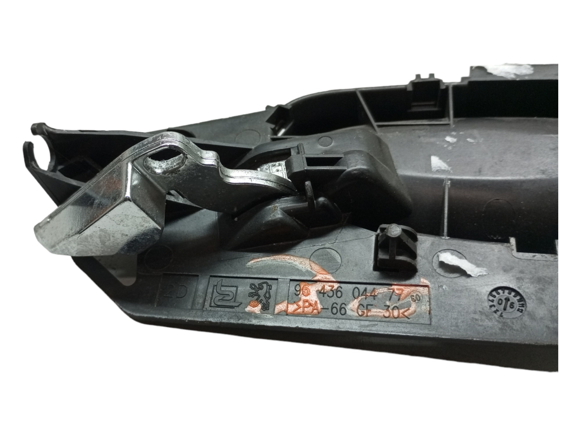 Macaneta Interna Peugeot 307 2007 2012 Traseira Direita Preto Traseira 2