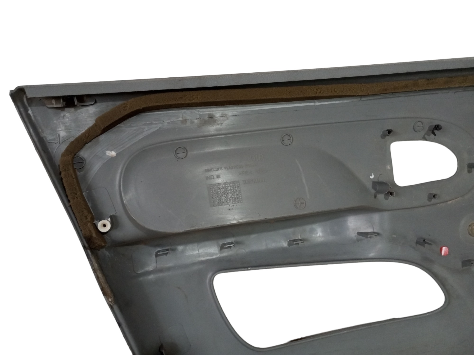 Forro Porta Renault Clio 2003 2005 2007 Dianteira Direita  Cinza 8