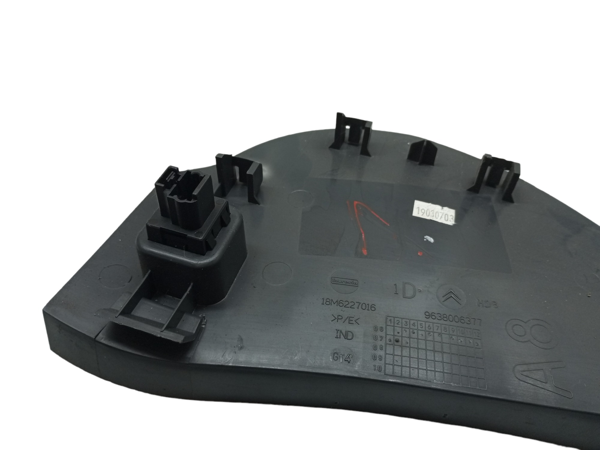 Acabamento Lateral Painel Citroen C3 2003 2006 2009 2012 Preto 1 4