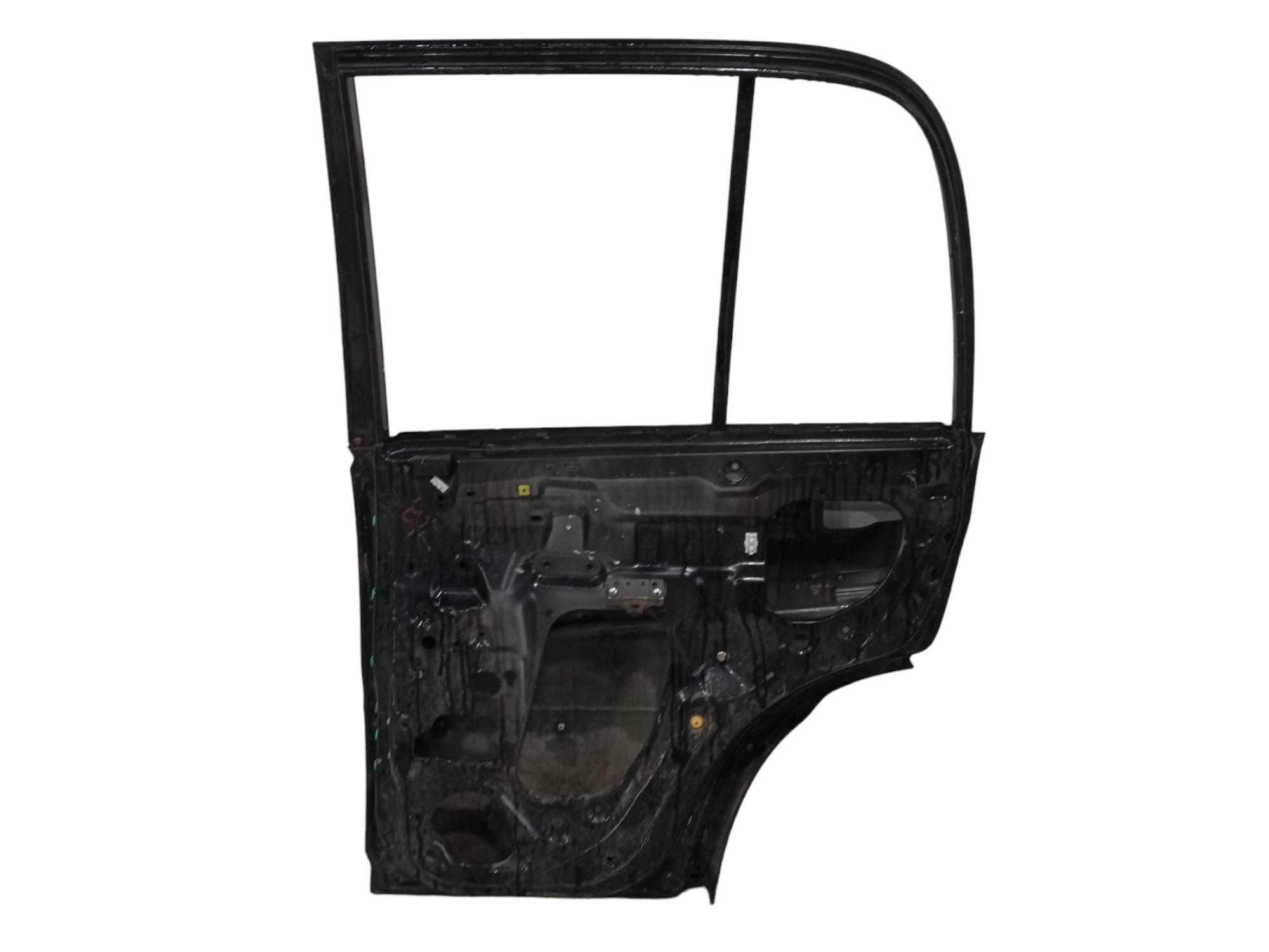 Porta Tracker 2007 2008 2009 Traseiro Direito Chevrolet  Traseira Direita Preto 8