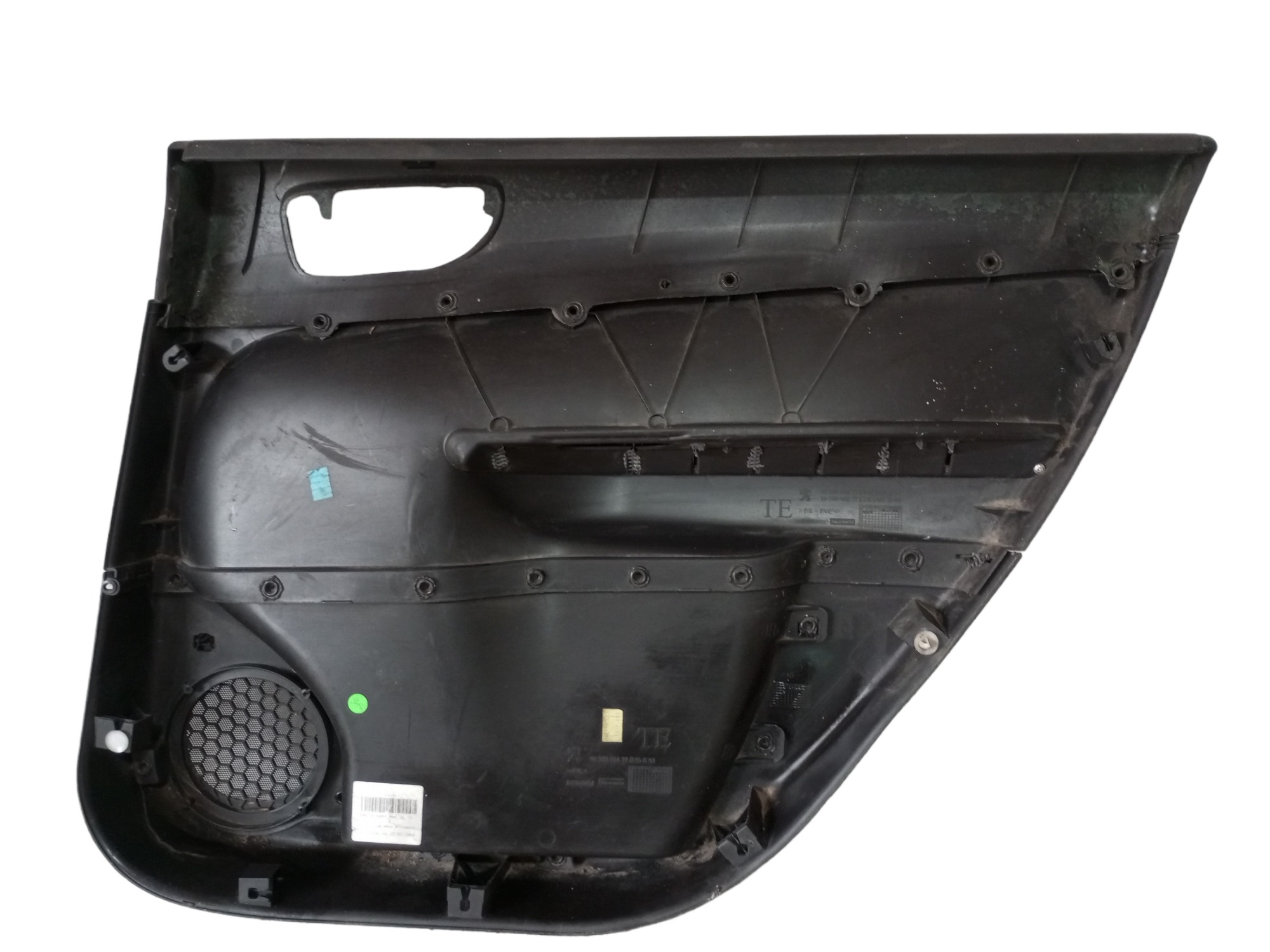 Forro Porta Peugeot 307 2007 2009 2012 Traseiro Esquerdo Preto 4