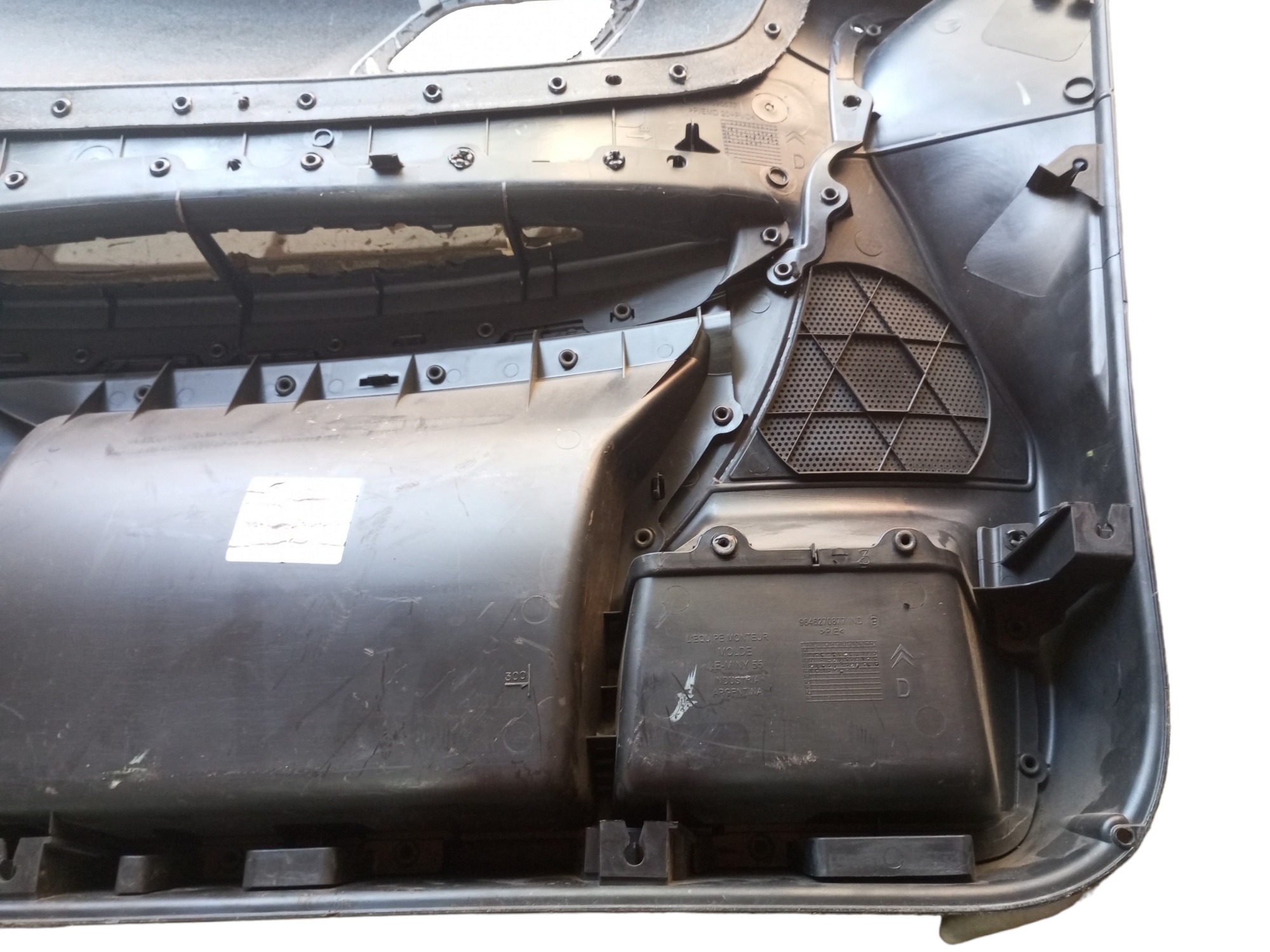 Forro Porta Citroen C4 2007 2009 2011 Dianteiro Direito  Preto 3