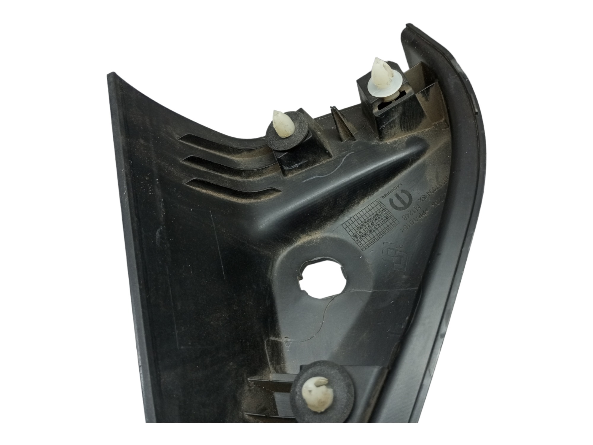Moldura Interna Retrovisor Fiat Argo 2017 2020 Esquerdo Preto 4