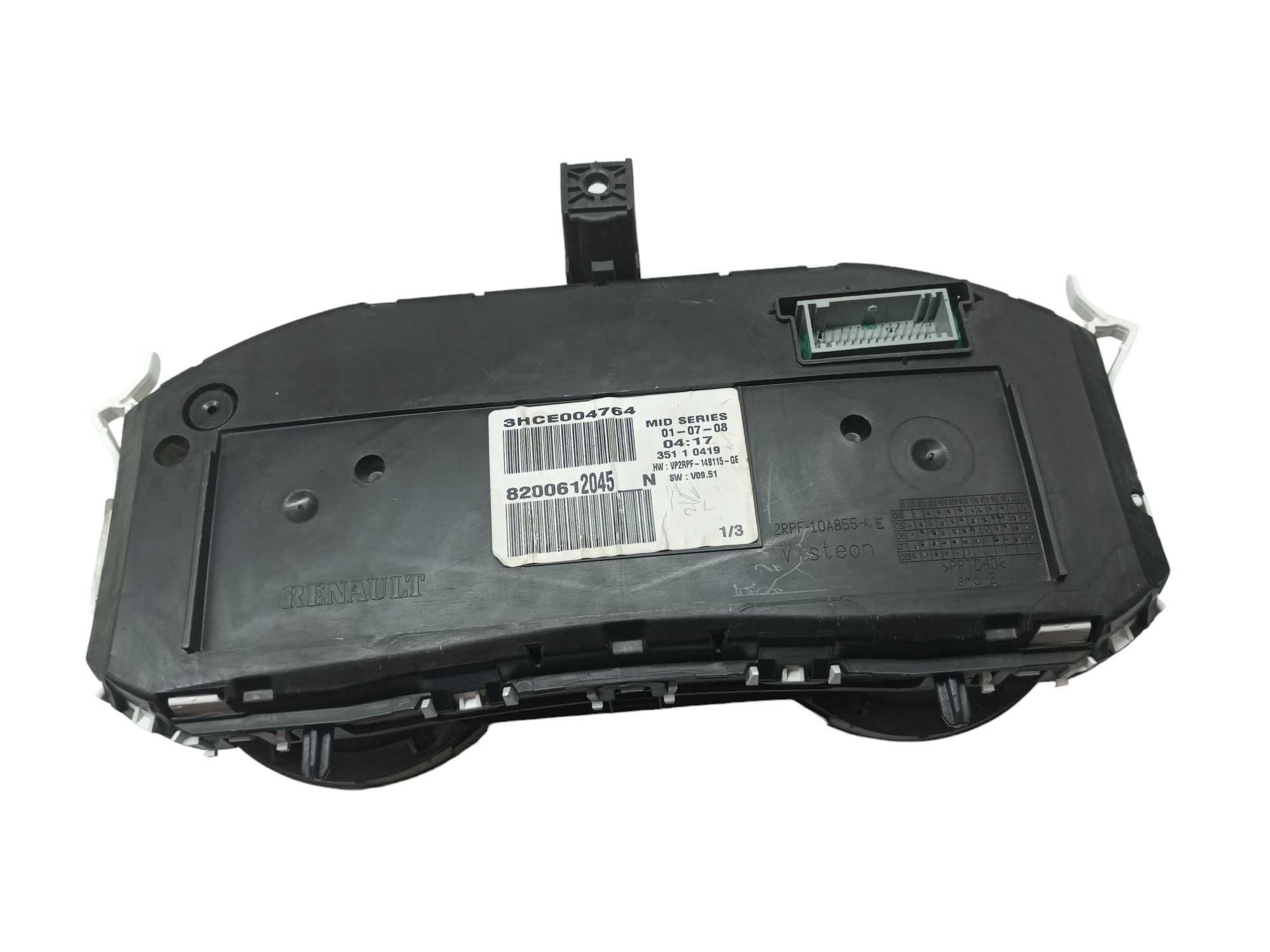 Painel Instrumento Conta Giro Renault Megane 2007 2013  Preto 5