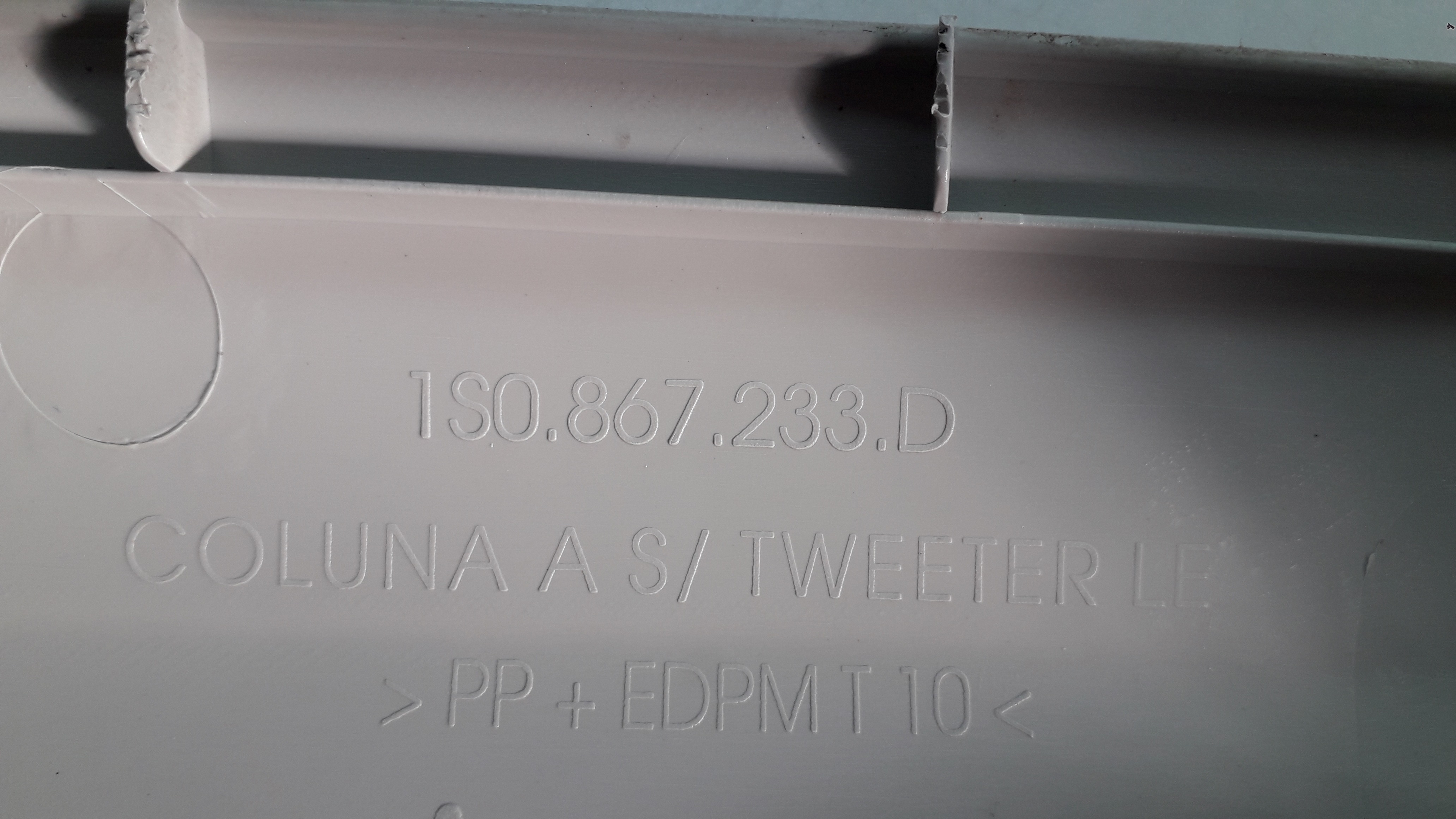 Acabamento Coluna Parabrisa Lado Esquerdo Vw Up! 14/17 6