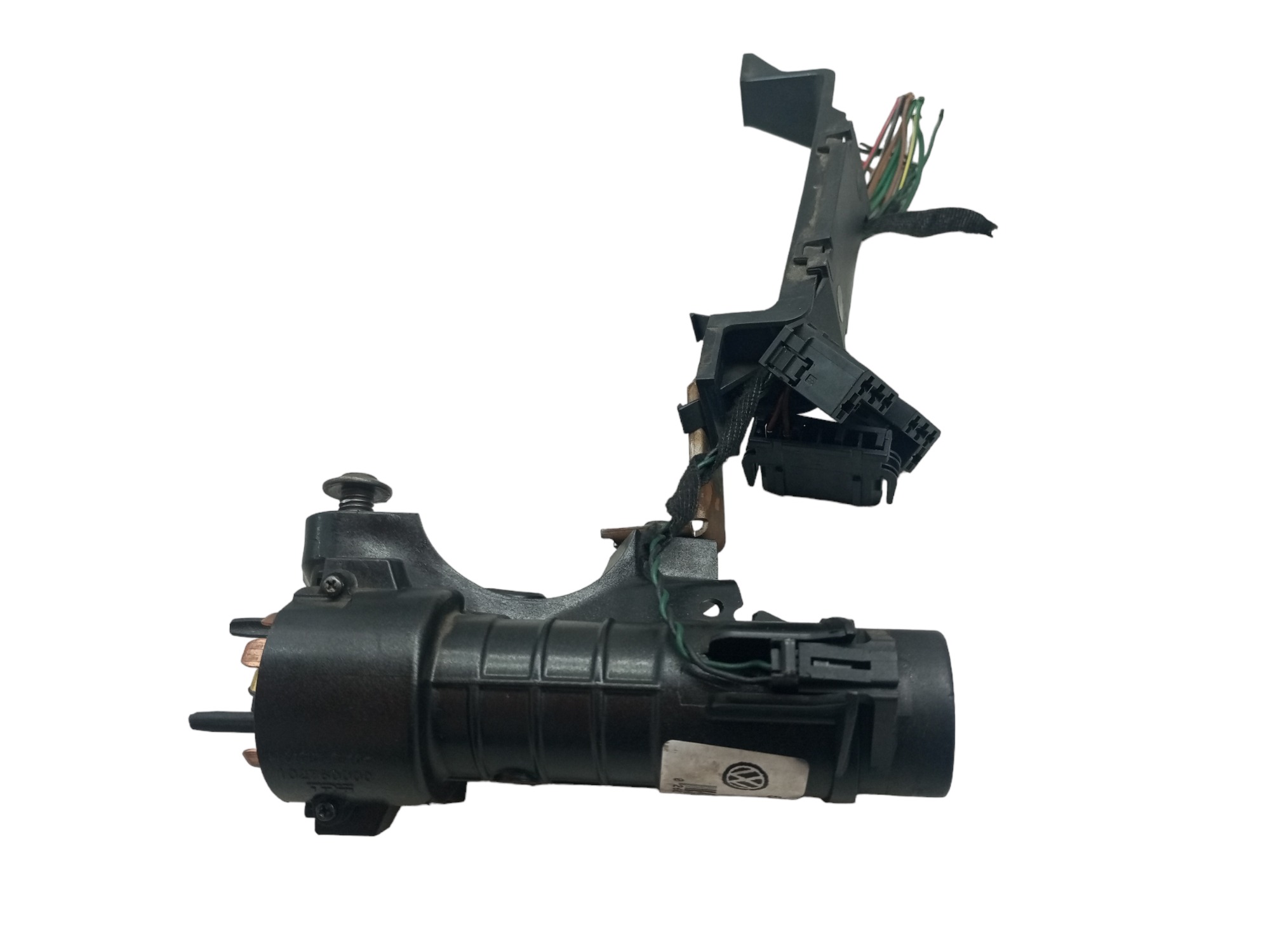 Trava Direcao Comutador Ignicao Chave Polo 2007 2014 Vw 4