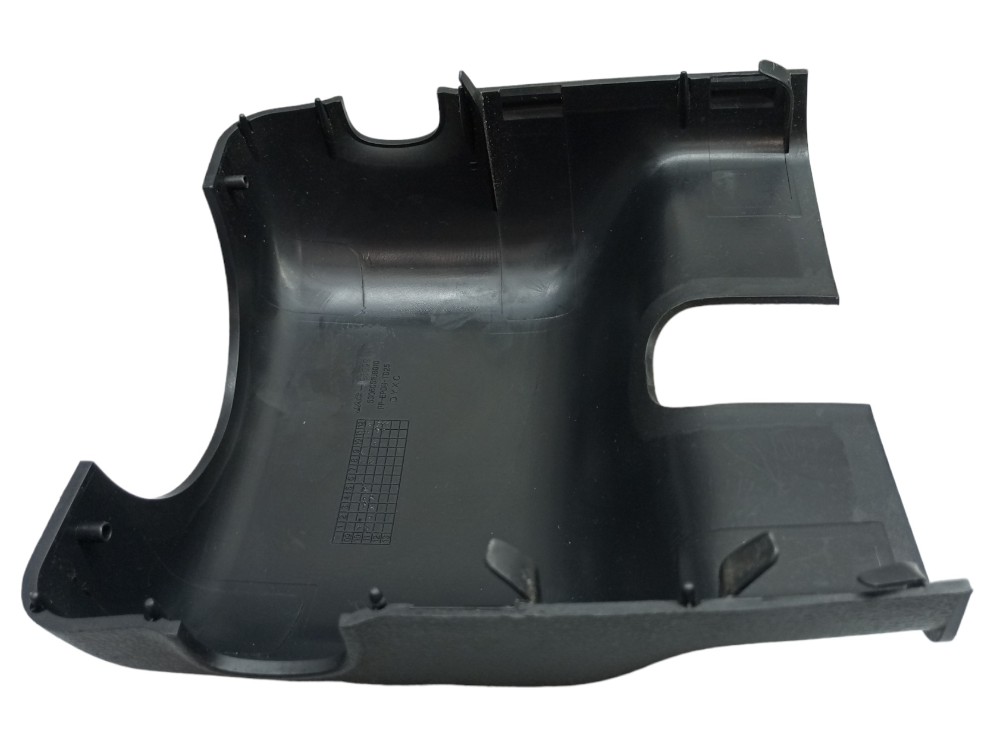 Moldura Superior Coluna Direção Jac J3 2010 2011 2012 2013  Preto 6