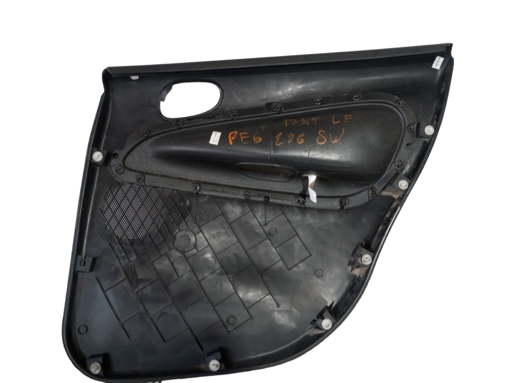 Forro Porta Peugeot 206 2006 2007  Traseira Esquerda  Preto 6