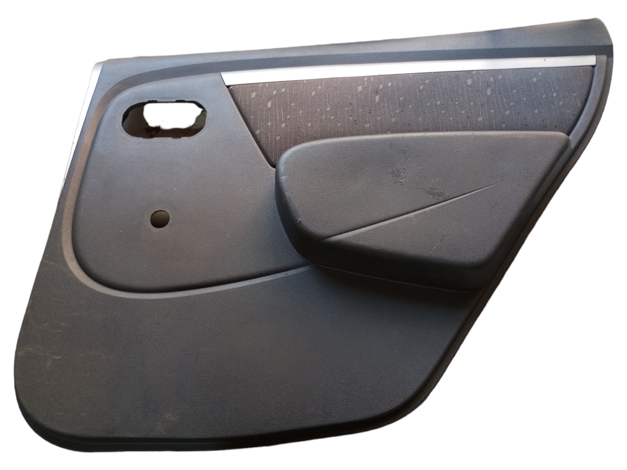 Forro Porta Renault Logan 2010 2011 2012 Traseiro Direito  Preto 1