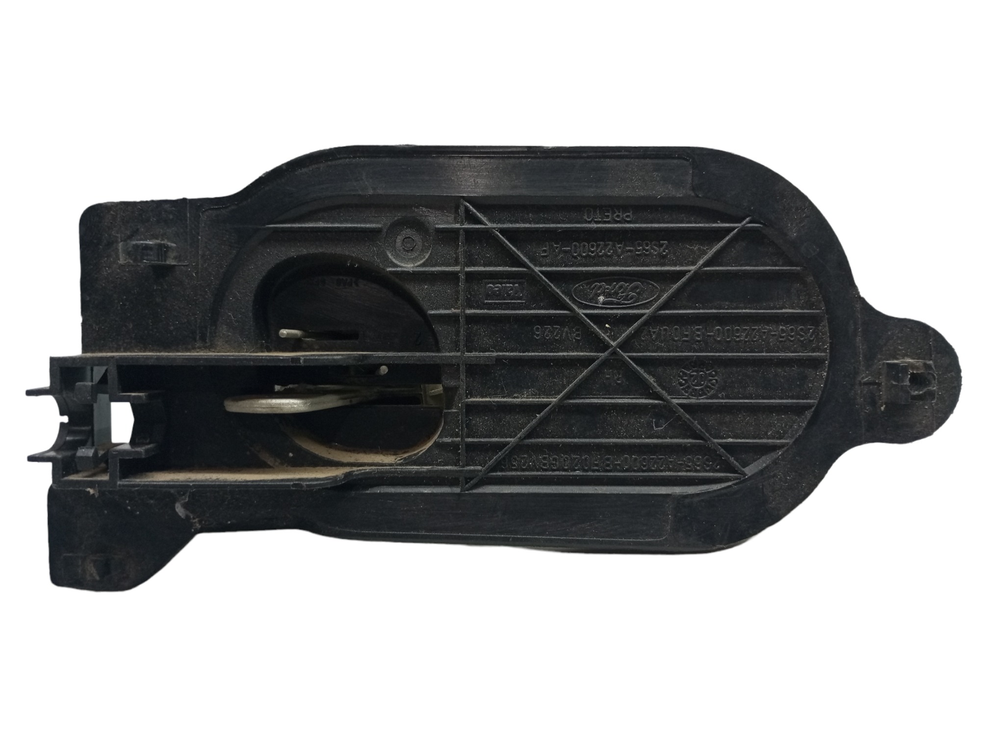 Macaneta Interna Porta Traseira Direita Ford Fiesta 2006  Cinza Dianteira 7