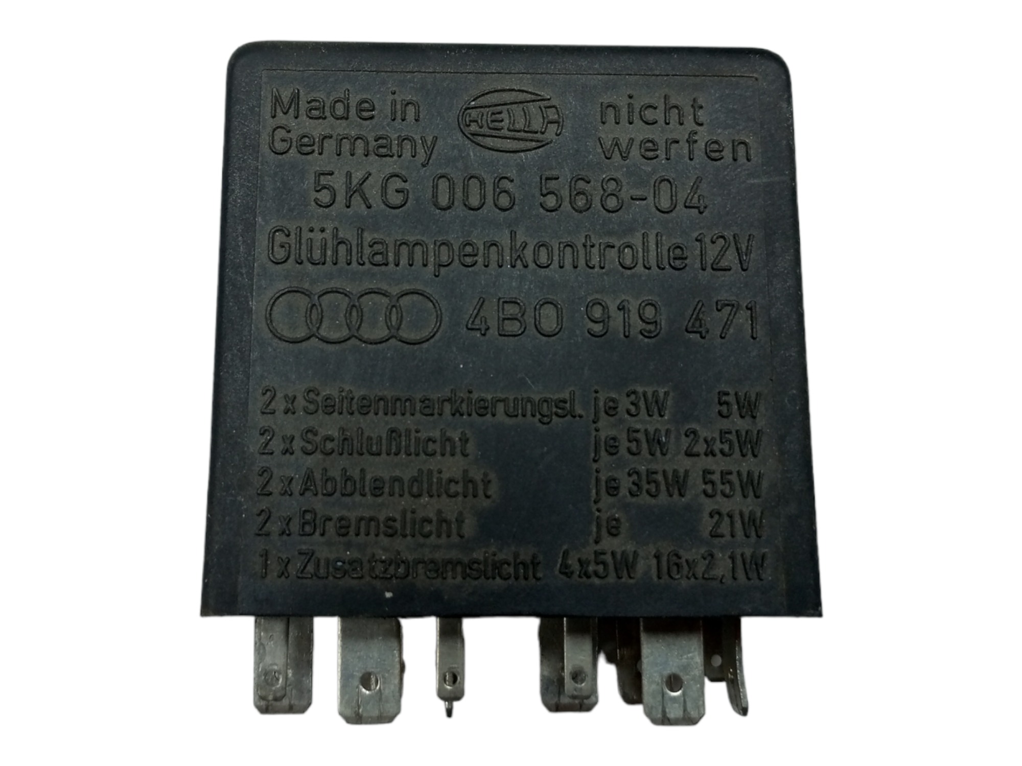 Rele Controle Luz Audi A3 99 2000 2003 Golf 95 96 97 Vw 1