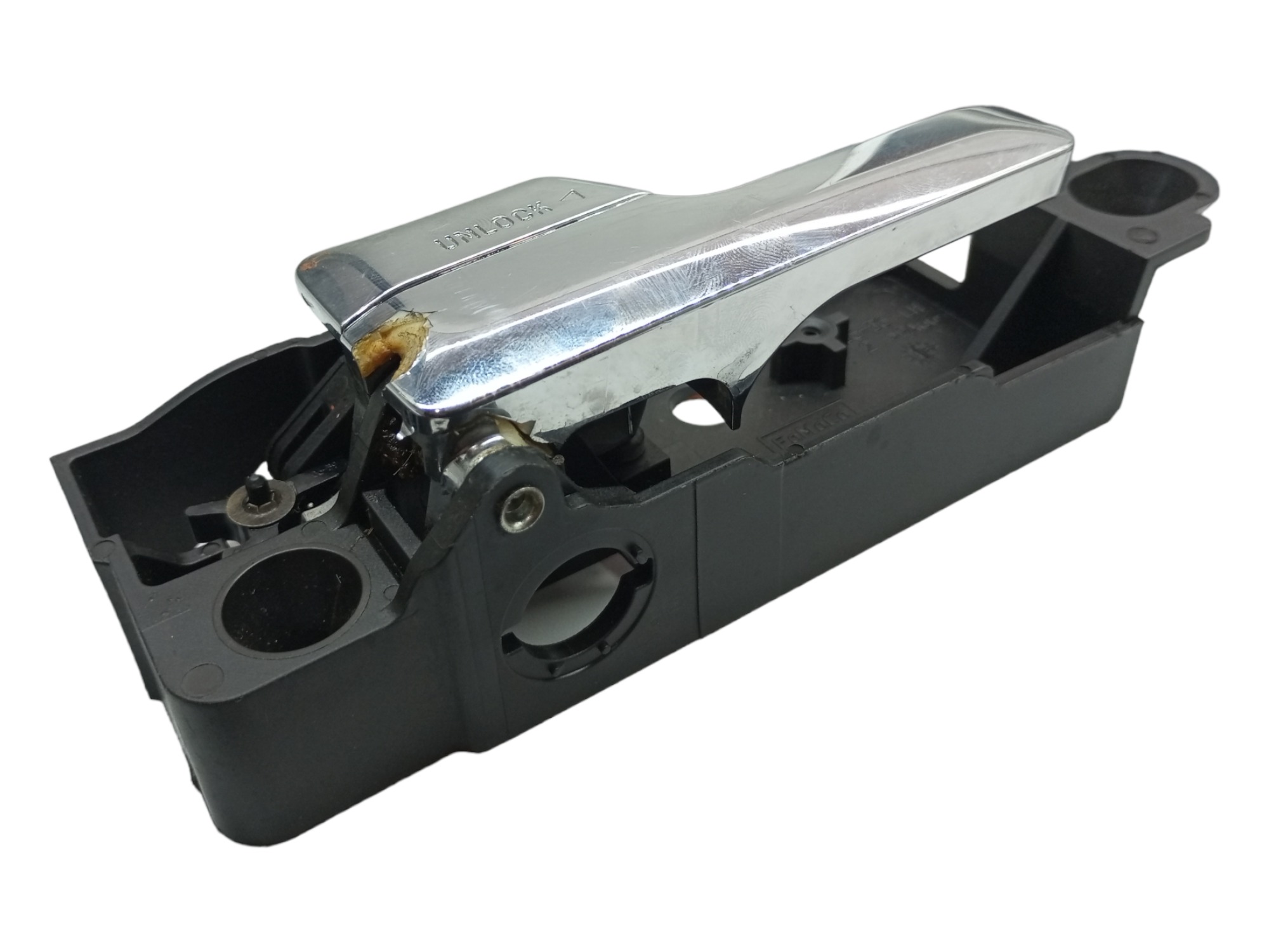 Macaneta Interna Ford Fusion 2007 2008 Traseira Esquerda  Cromado Traseira 3