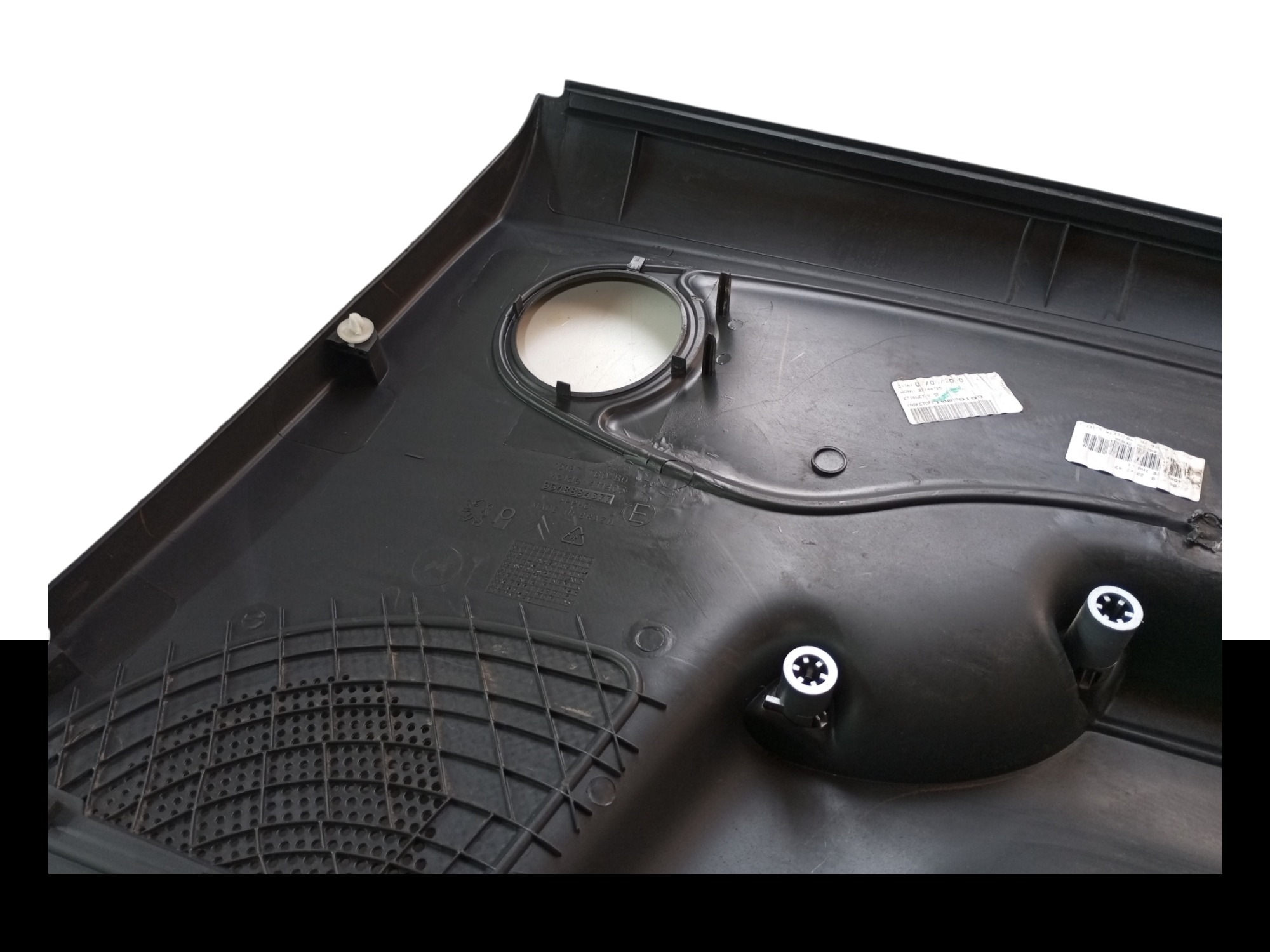 Forro Porta Citroen C3 2003 2009 2012 Traseiro Esquerdo Preto 4