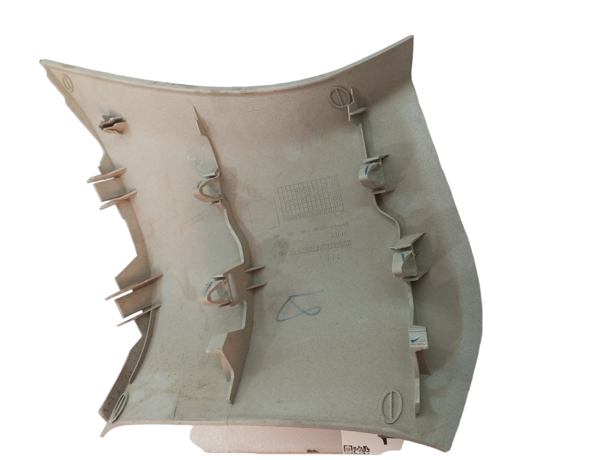 Moldura Coluna Megane 2007 2008 2009 2010 2012 Direito 6