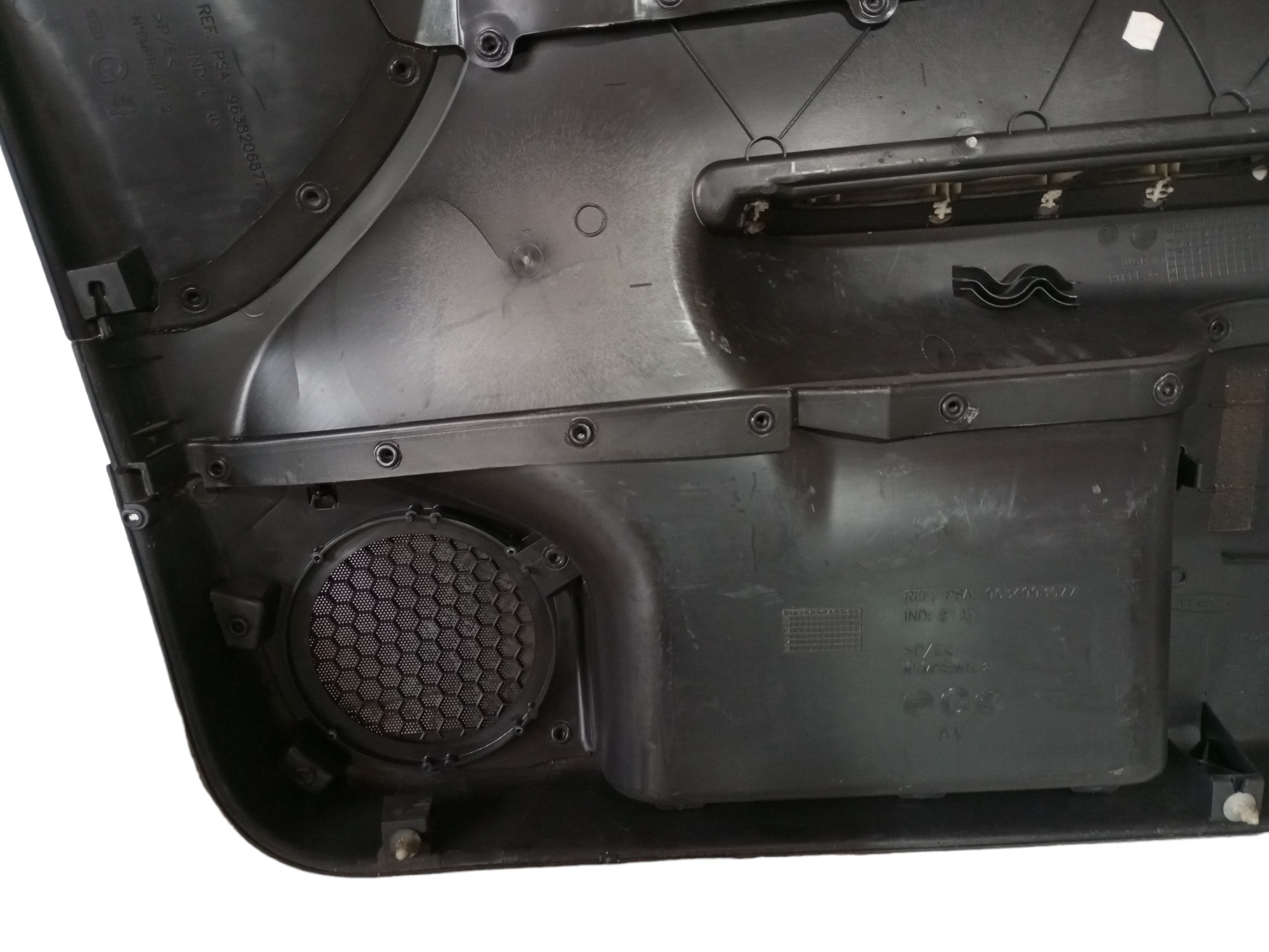 Forro Porta Peugeot 307 2005 2006 2007 Dianteira Esquerda  Preto 5
