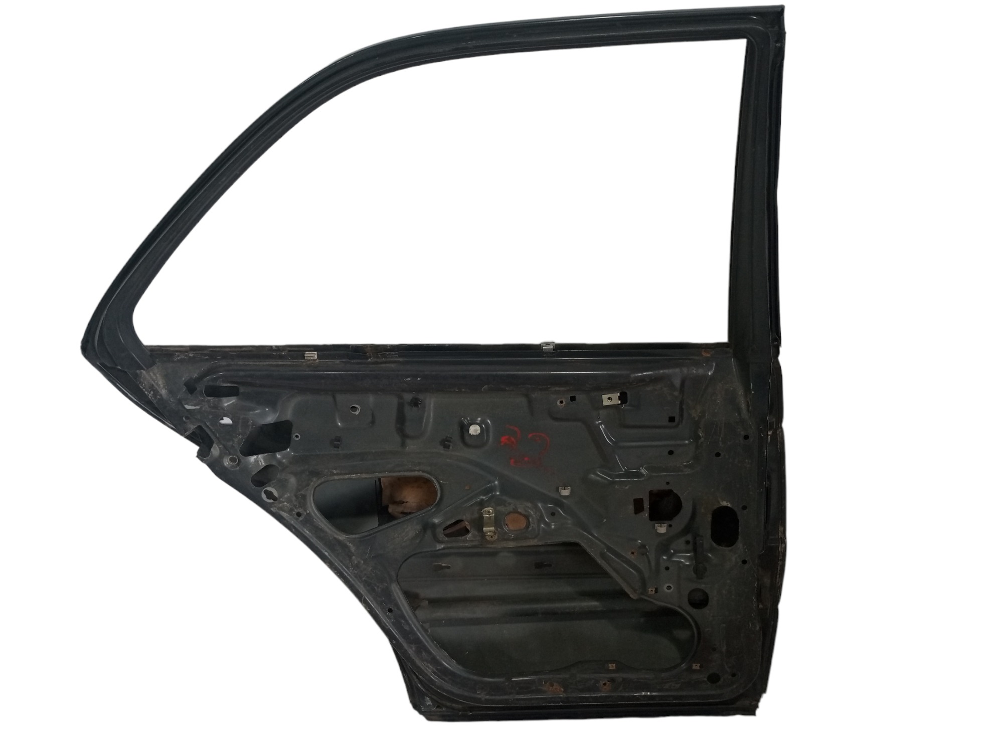 Porta Mercedes C280 C230 95 98 2000 2002 Traseira Esquerda Traseira Esquerdo Preto Fosco 4