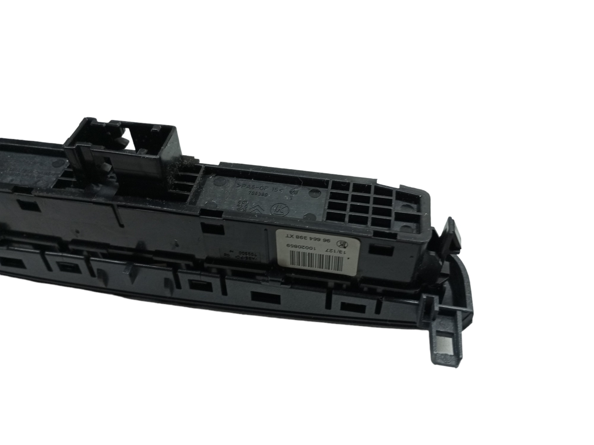 Botao Pisca Alerta Peugeot 408 308 2011 2014 2016 Trava  Preto 2