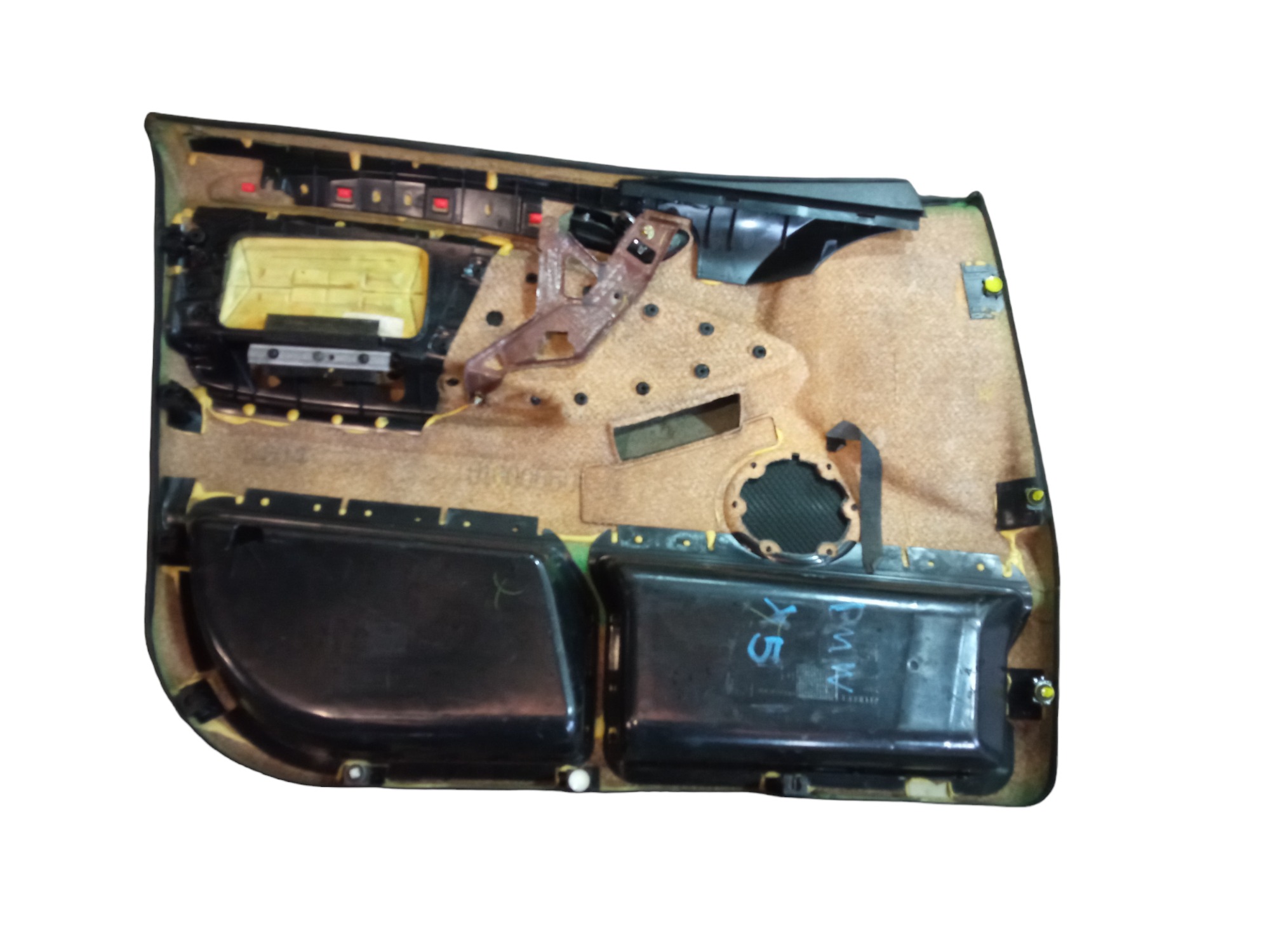 Forro De Porta Dianteiro Direito Bmw X5 2001 2002 2003 2004  Preto 4