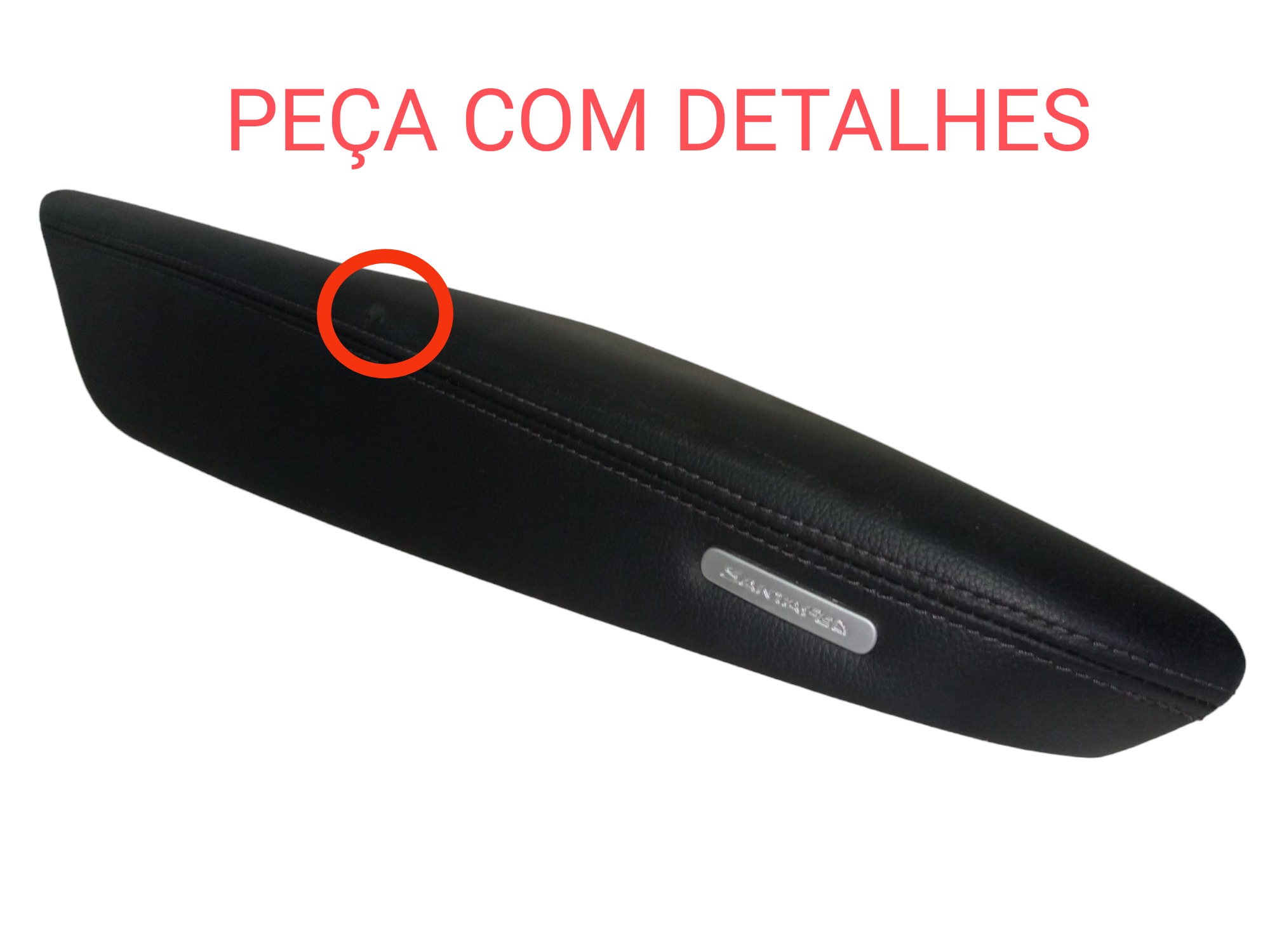 Encosto Braco Porta Traseira Direita Hyundai Santa Fe 2015  Preto 2