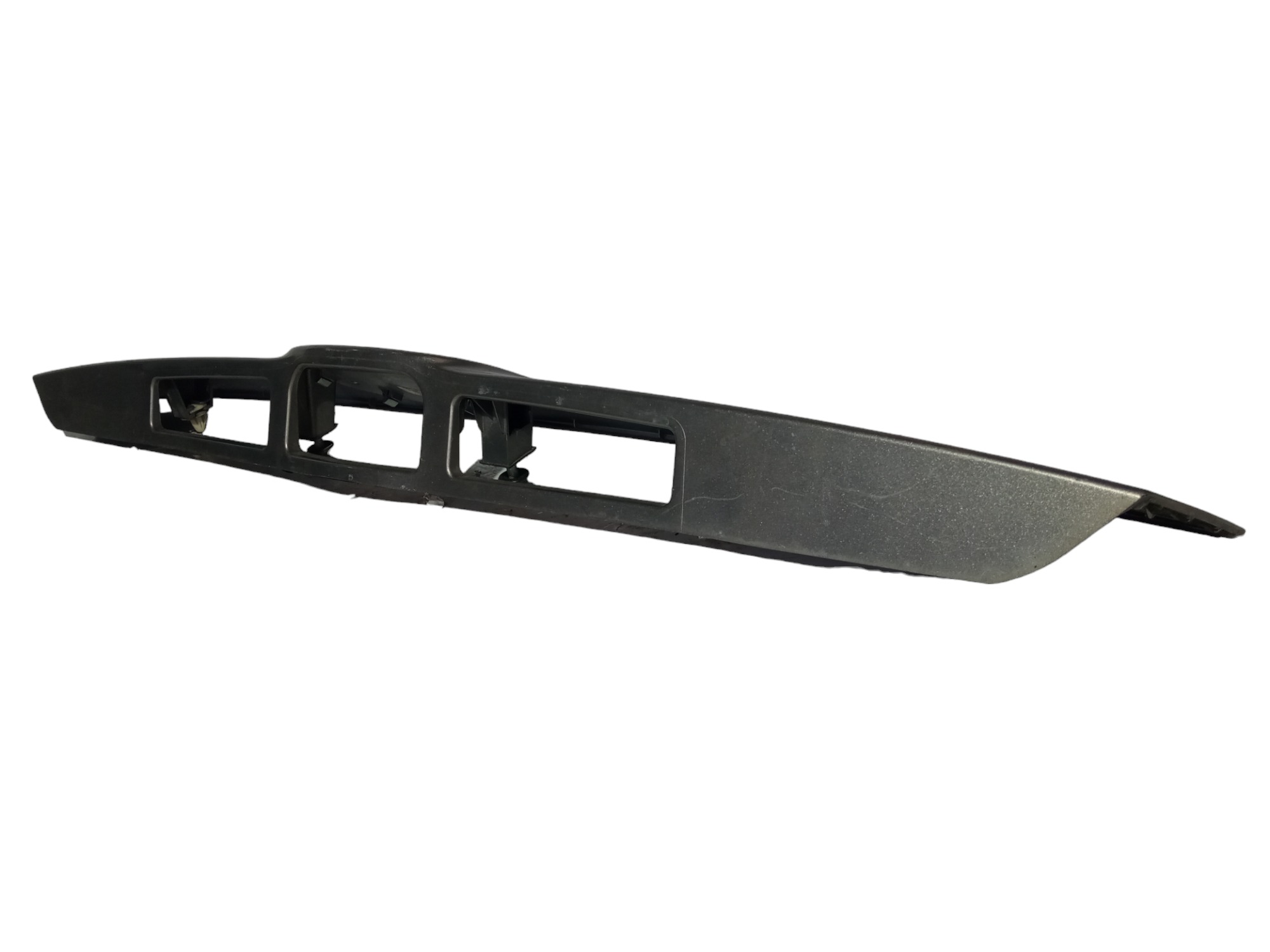 Friso Moldura Luz Placa Tampa Traseira Kia Picanto 2008 2011 Cinza 3