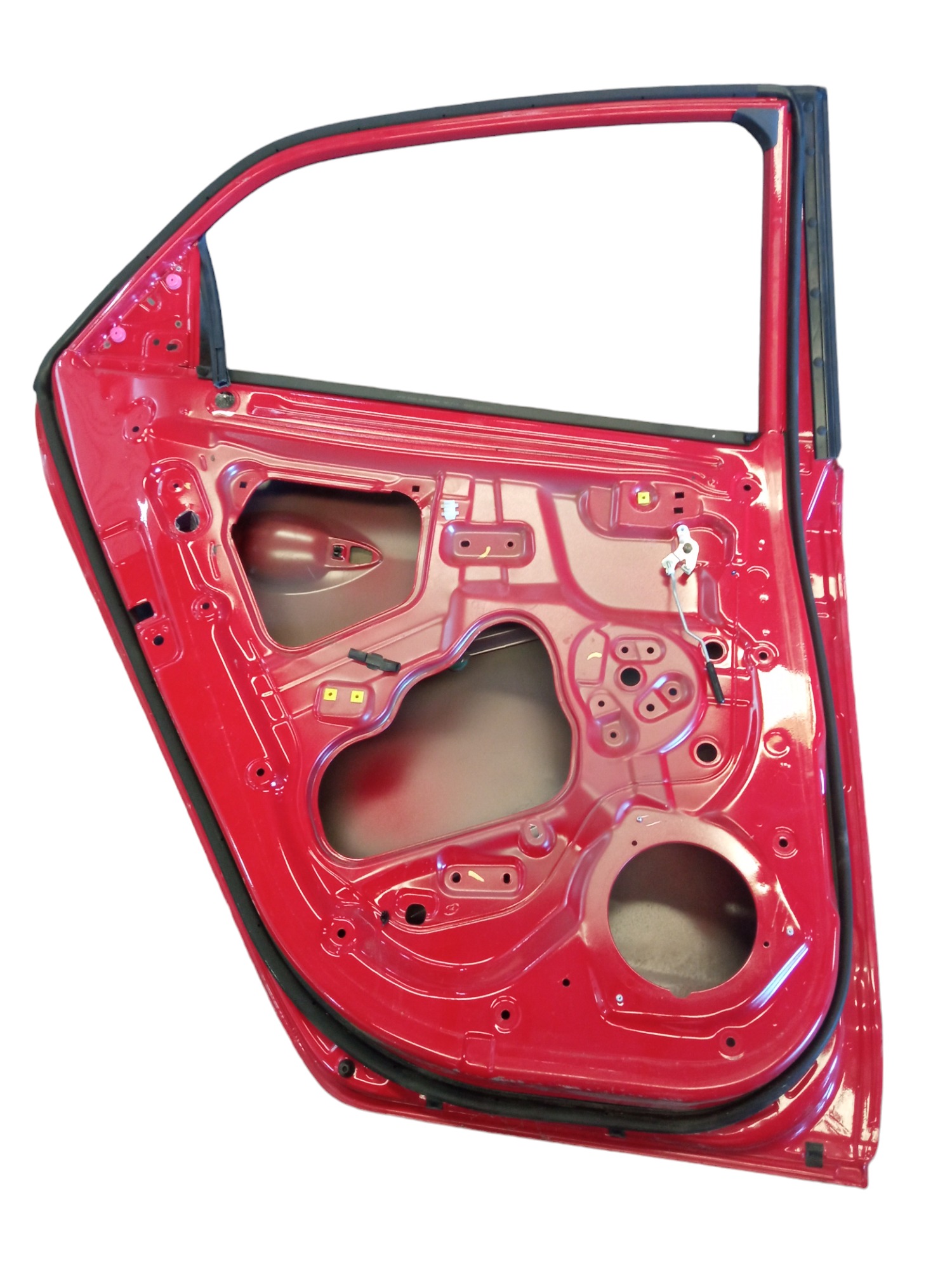 Porta Traseira Esquerda Hyundai Hb 20 Hatch 2013 A 2019  Traseira Esquerdo Vermelho 4