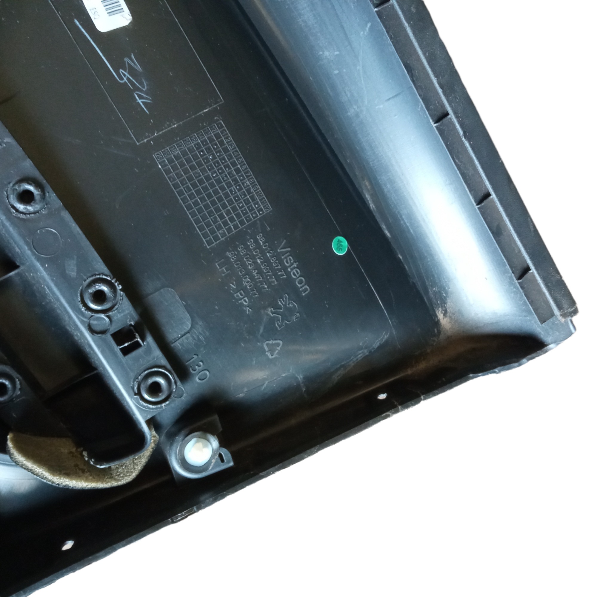 Forro De Porta Dianteiro Esquerdo Peugeot 208 2013/2016 Preto 5