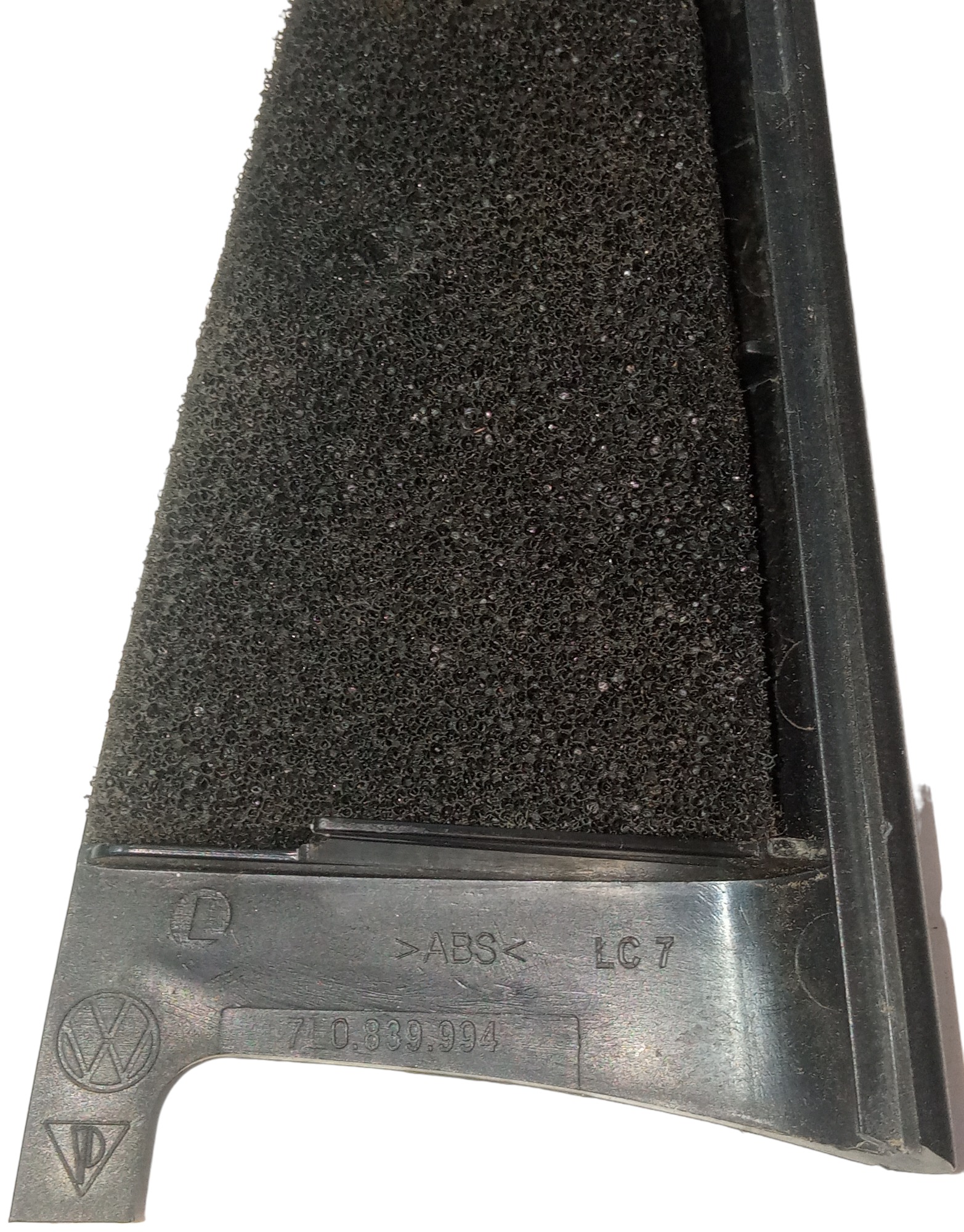 Moldura Interna Porta Traseira Direita Porsche Cayenne 2009 Preto 3