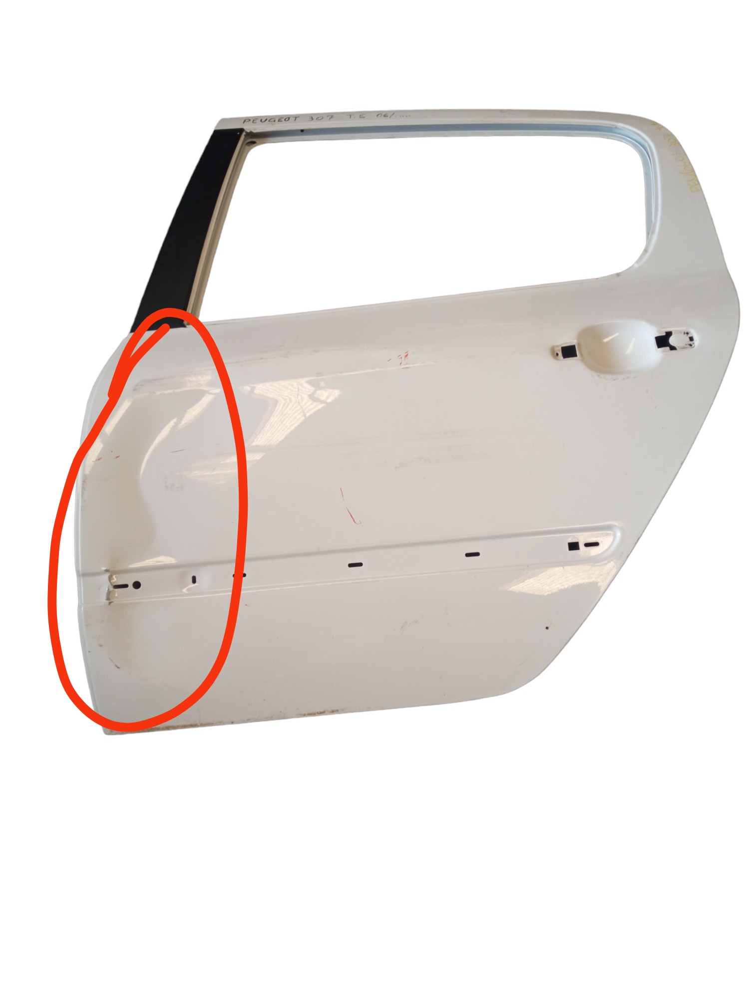 Porta Traseira Esquerda Peugeot 307 2002 2003 2004 2005 2012 6