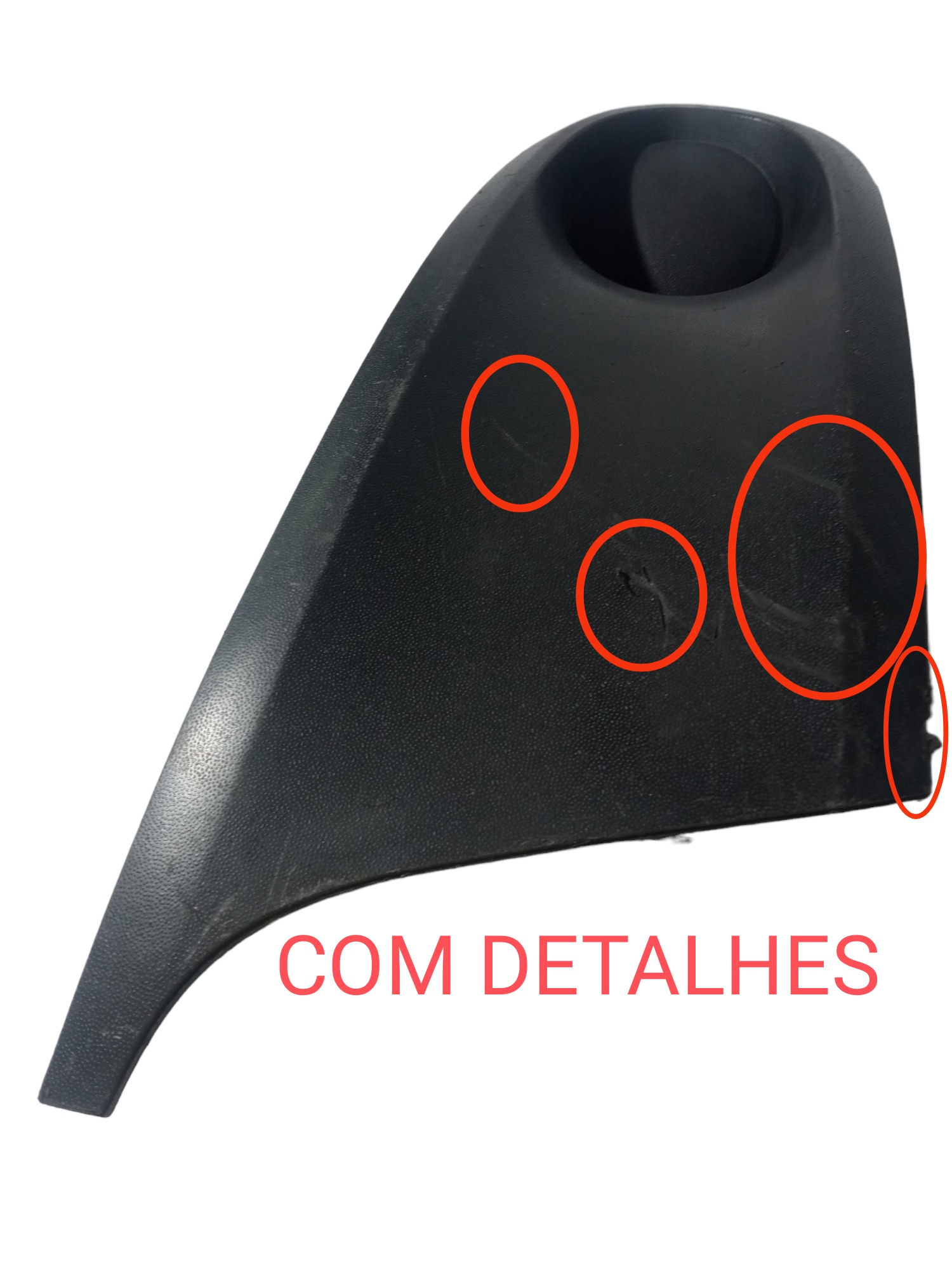 Moldura Acabamento Grade Farol Milha Fox Spacefox 2012 Usado Preto Direito 2