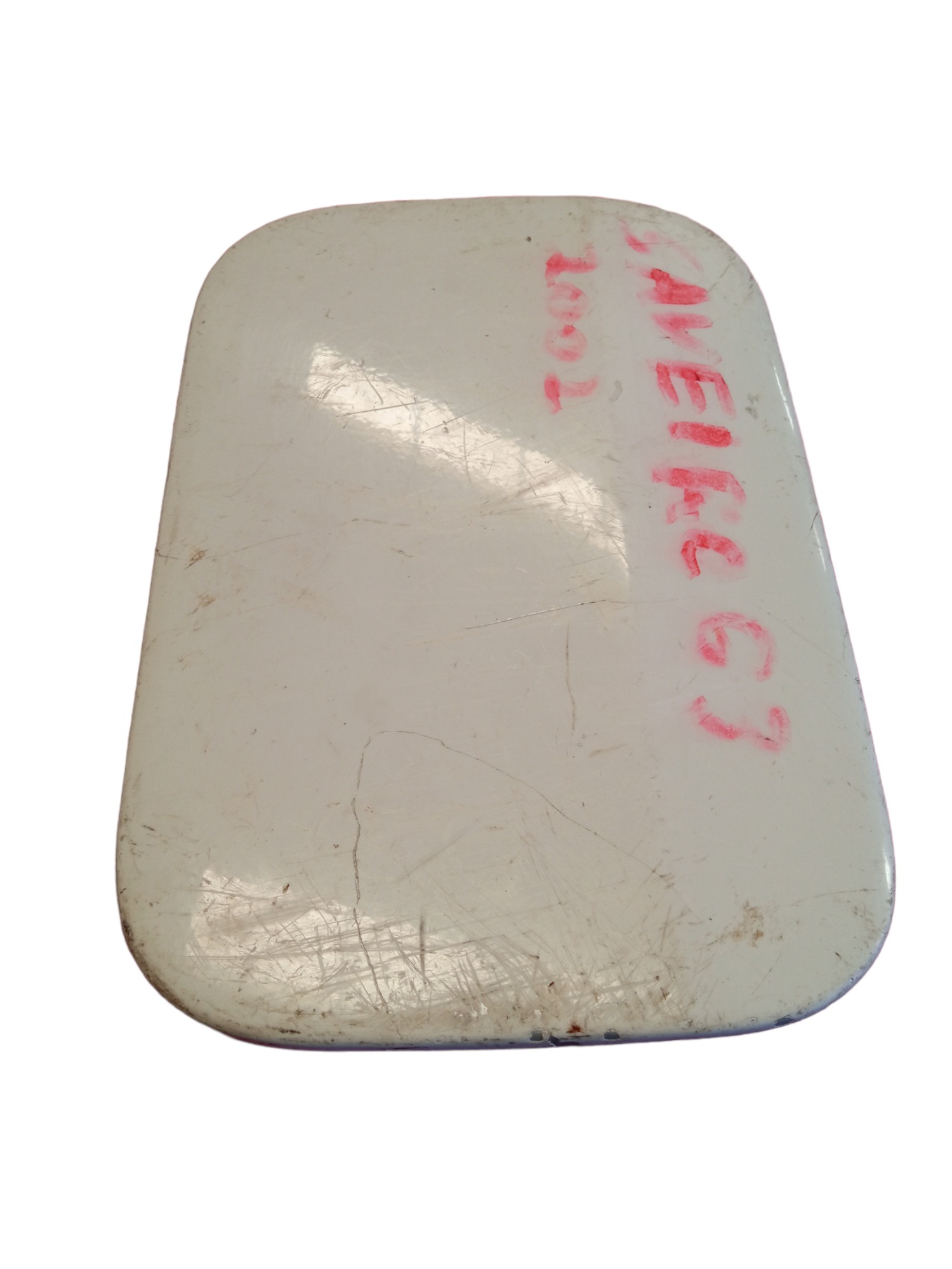 Portinhola Tanque De Combustível Gol G3/g4 00/14 C/detalhes Branco 1 2