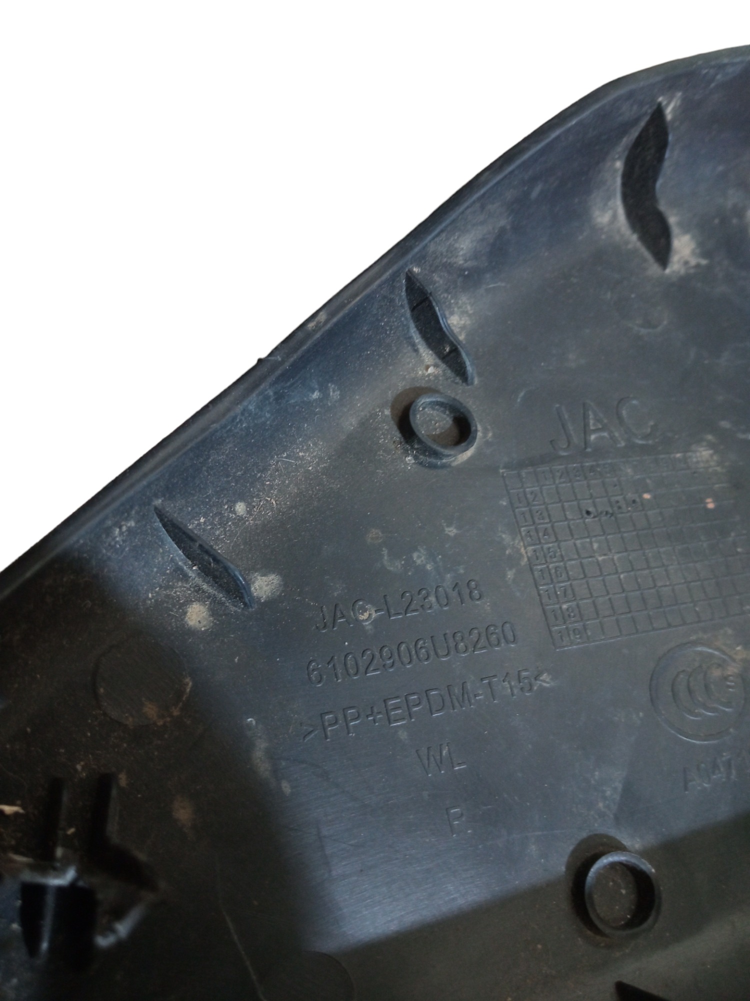 Acabamento Interno Retrovisor Direito Jac J3 2012/2015 3
