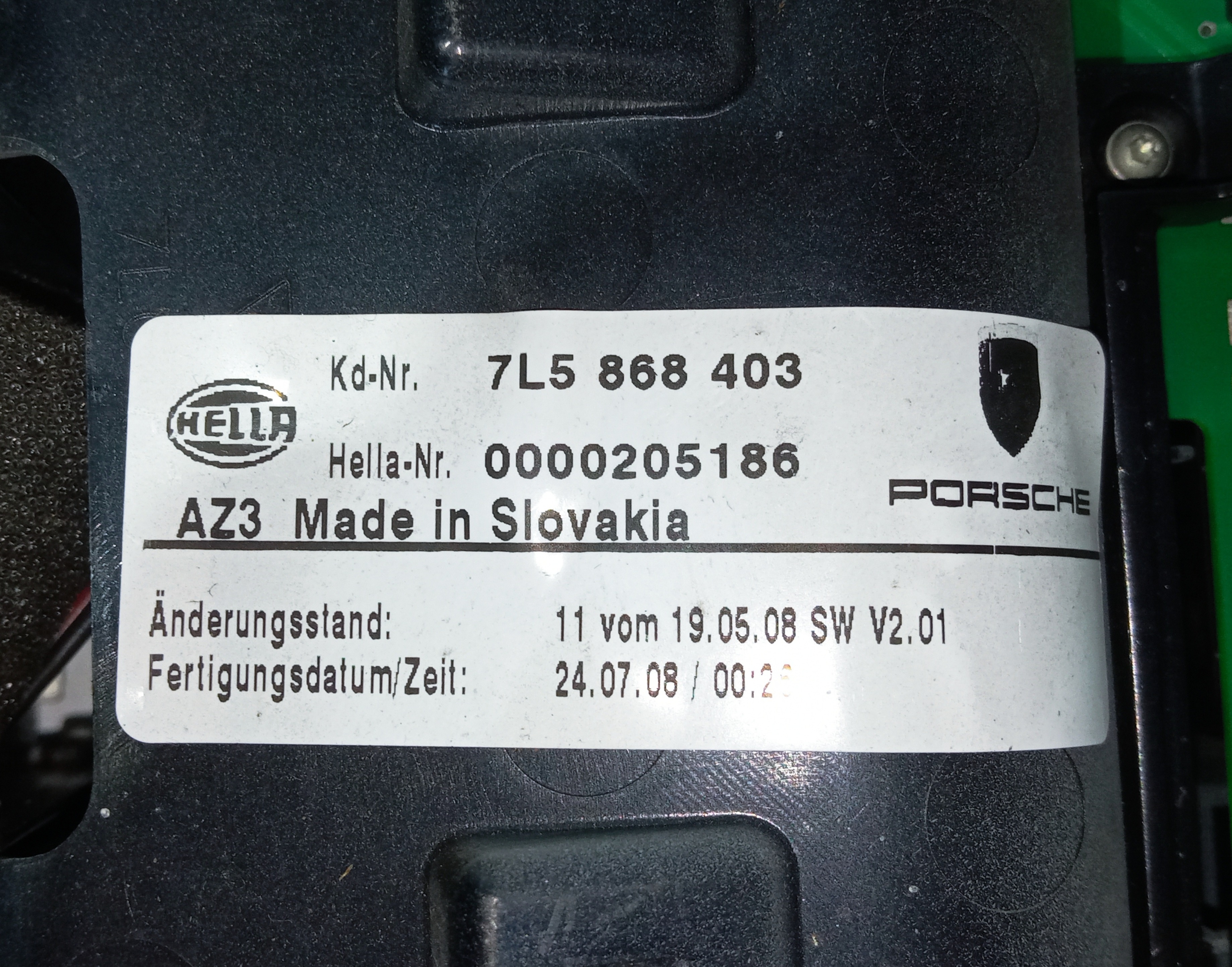 Luz De Cortesia Dianteira Teto Porsche Cayenne 2009 Original 3