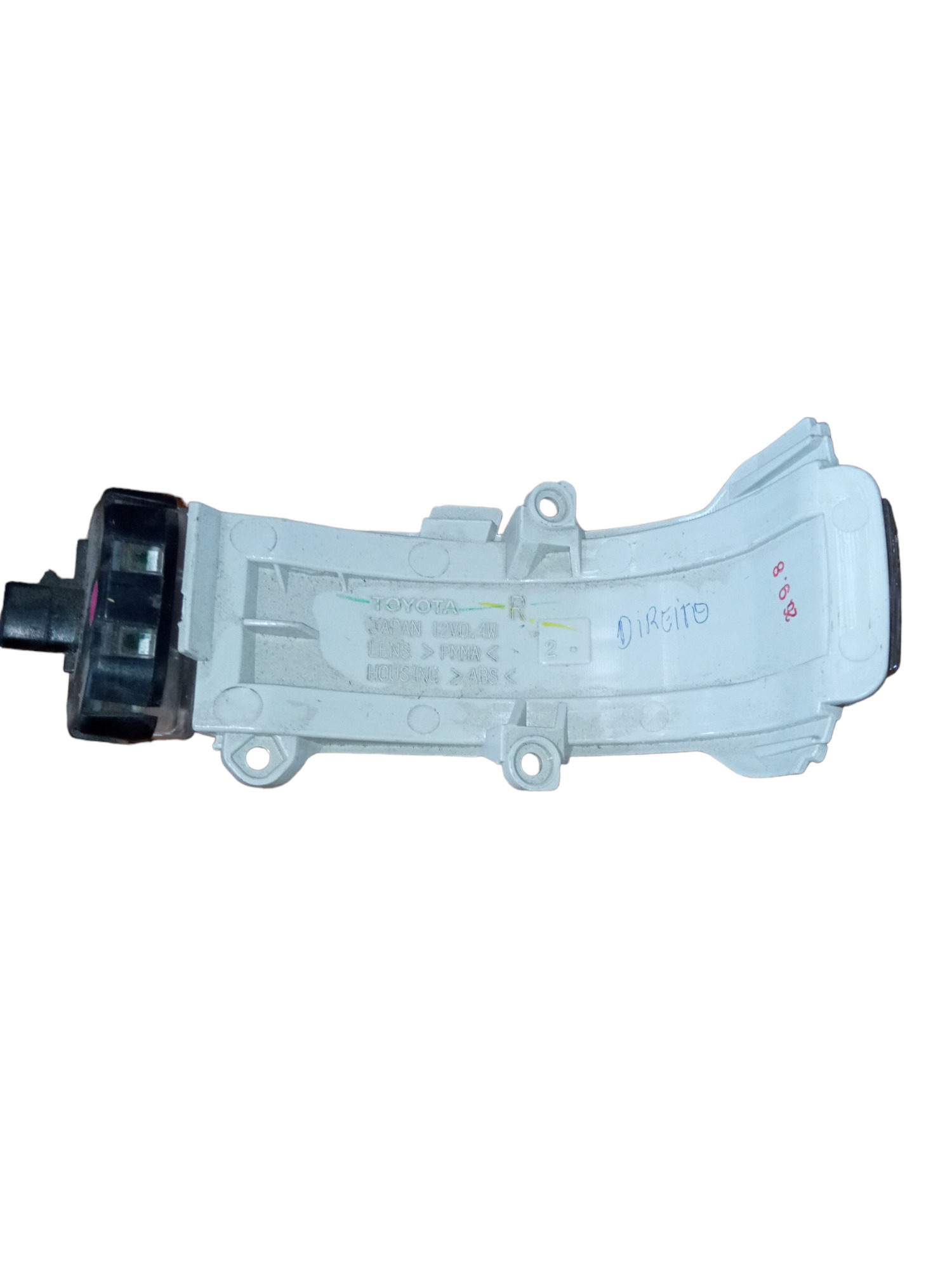 Pisca Retrovisor Lado Direito Toyota Corolla 2011 M.v Branco 4