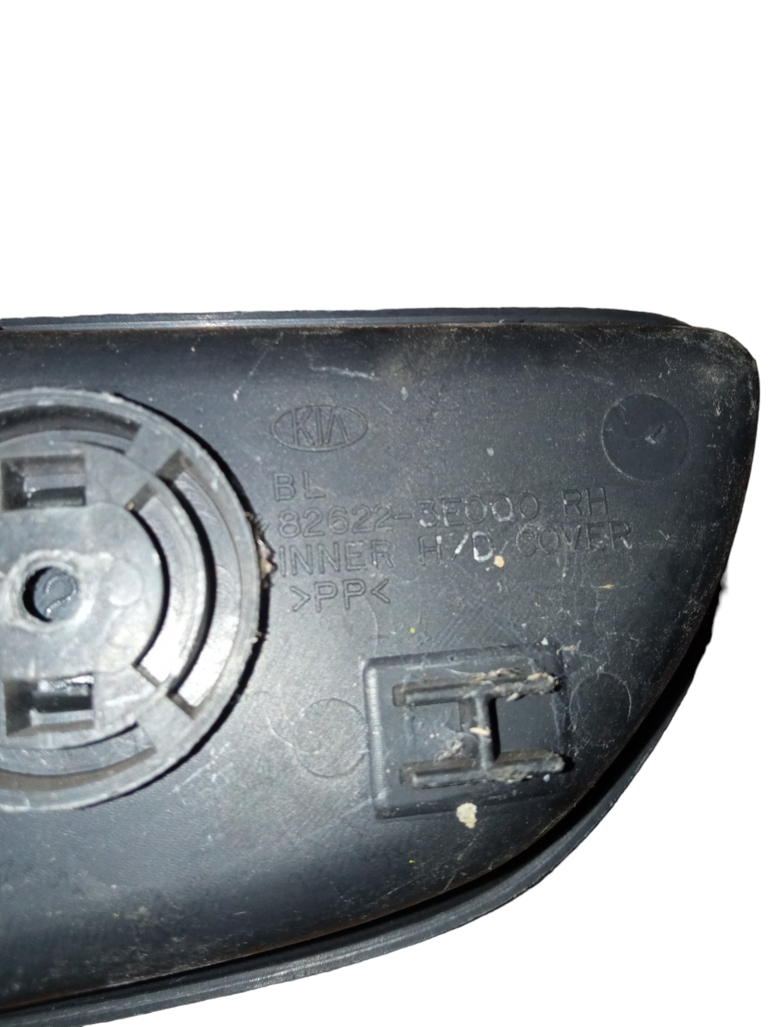 Moldura Maçaneta Interna Kia Sorento 2006/2009 Direito M.v Preto Dianteira 3