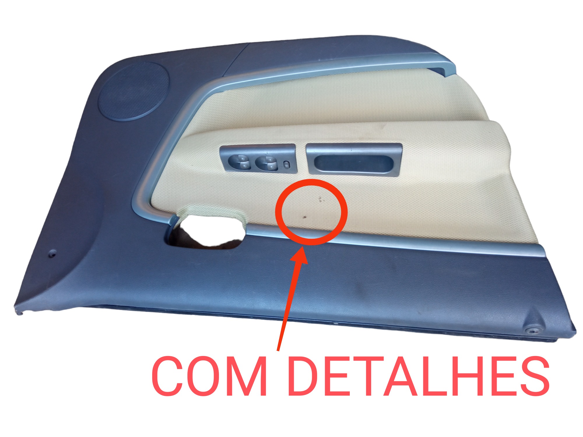 Forro De Porta Dianteira Esquerda Chery Face 2012 Original  Bege 2