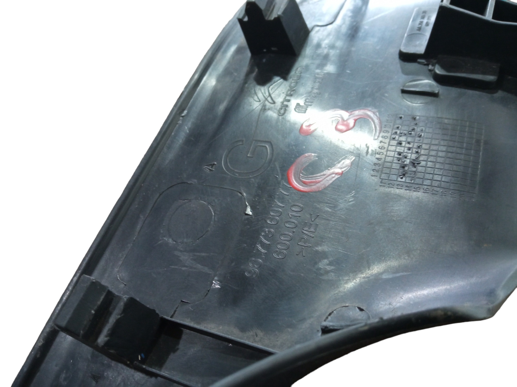 Acabamento Esquerdo Console Citroen C3 2013/2021 5