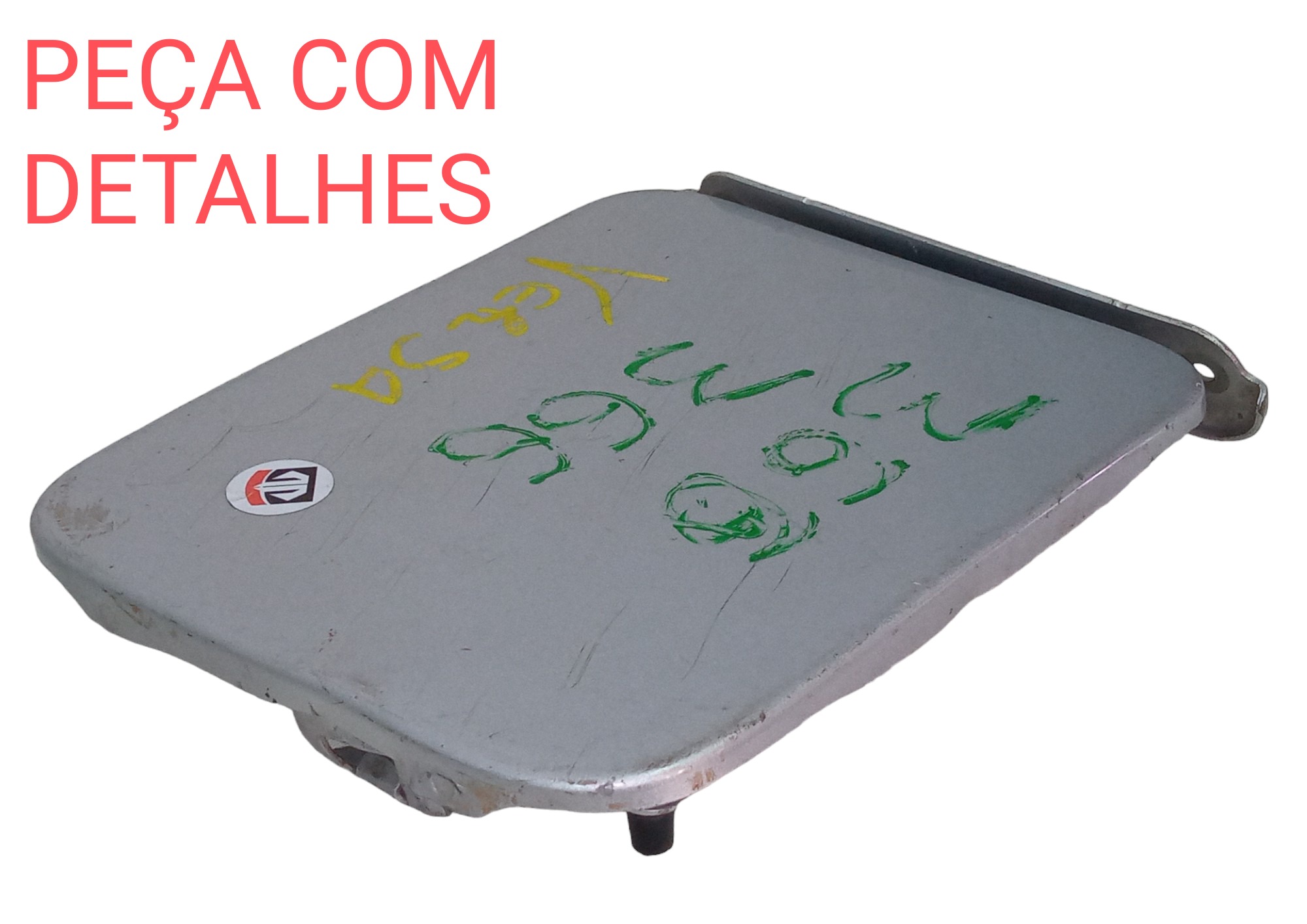 Portinhola Tampa Tanque Combustivel Nissan Versa 2012 2014 Prata 2014 2